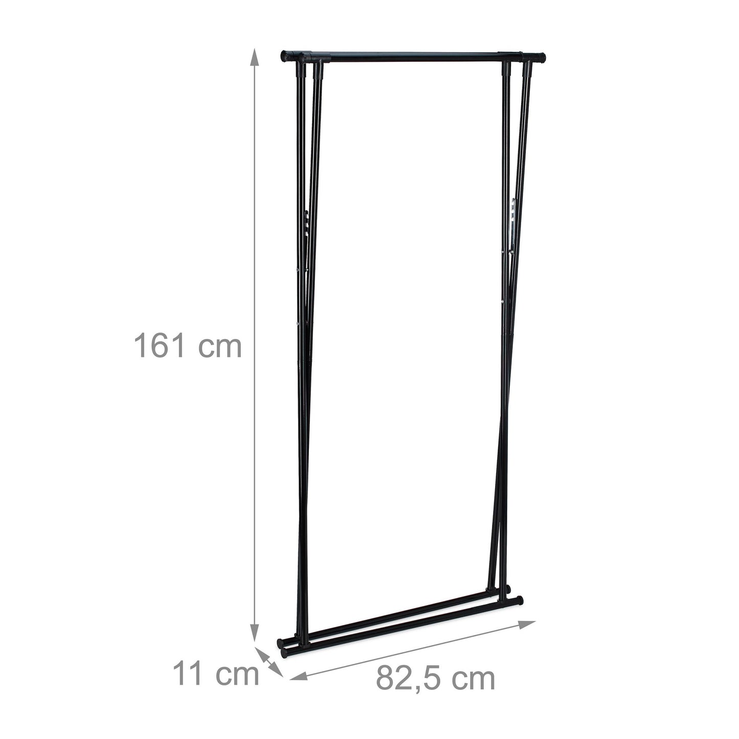 Clothes hanger retractable metal