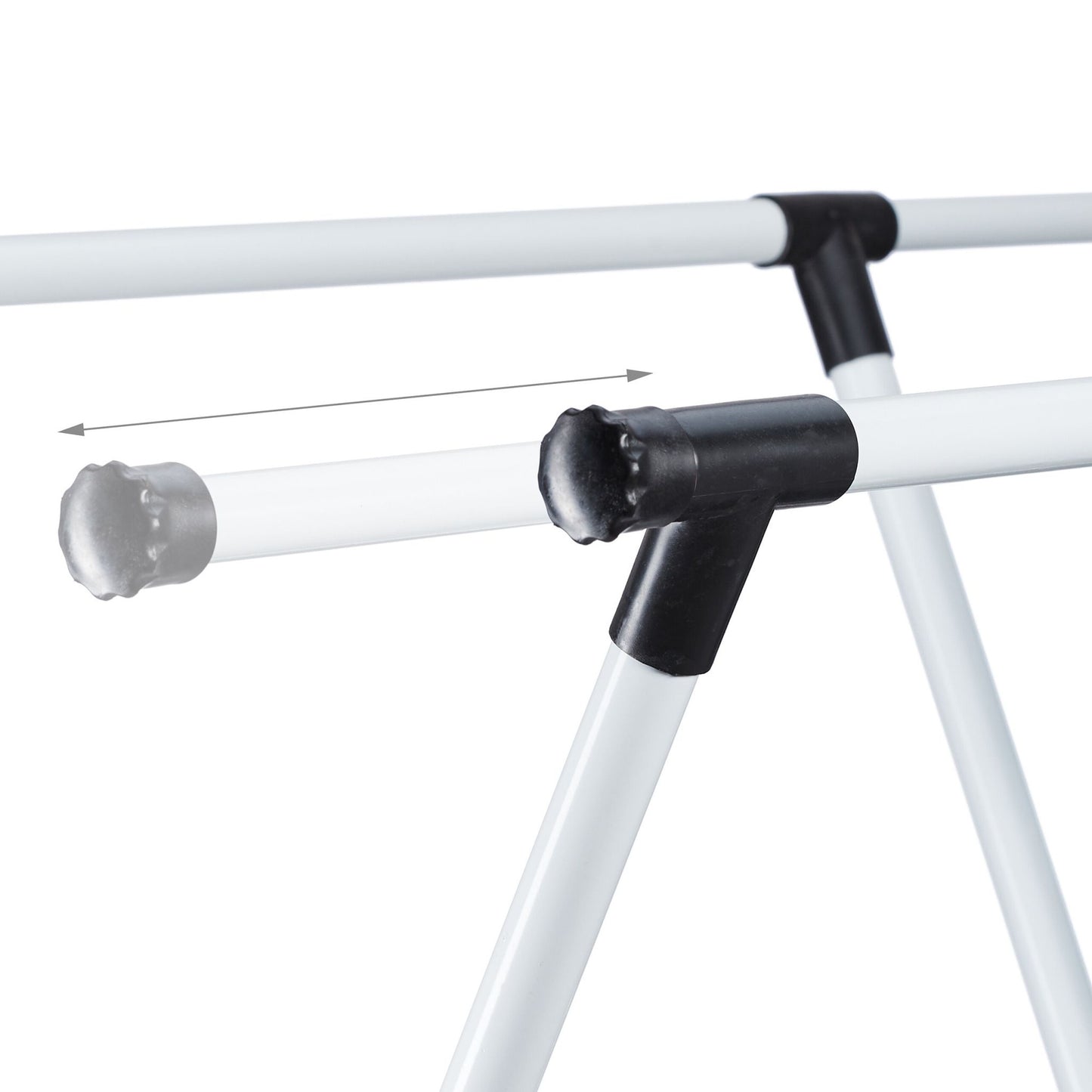 Clothes hanger retractable metal