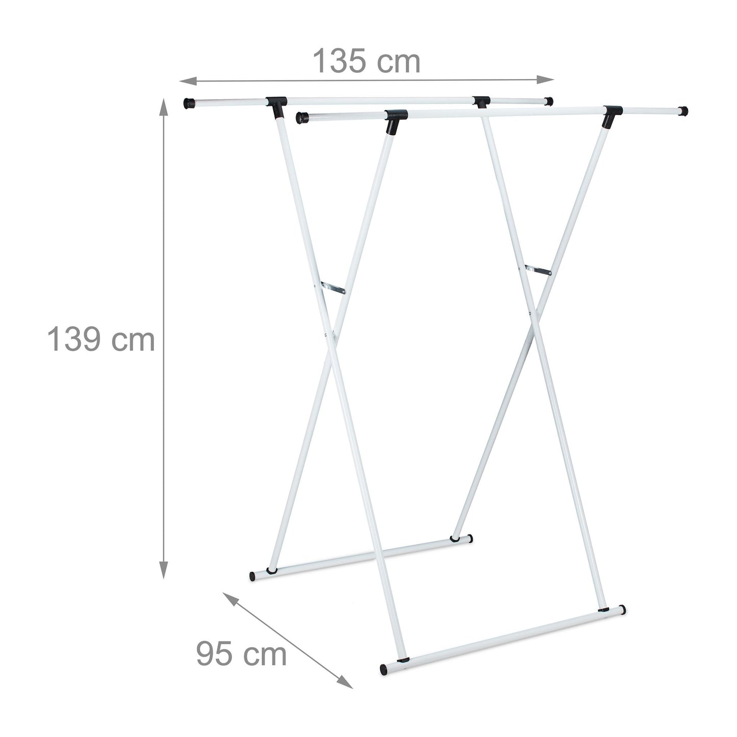 Clothes hanger retractable metal