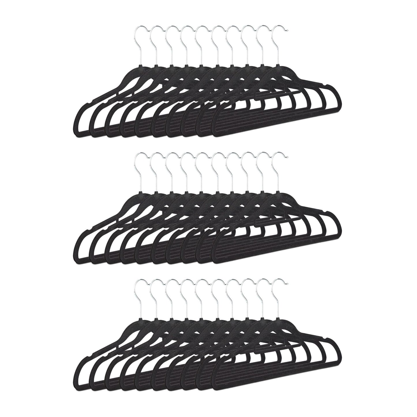 Clothes hangers Wood Set of 10