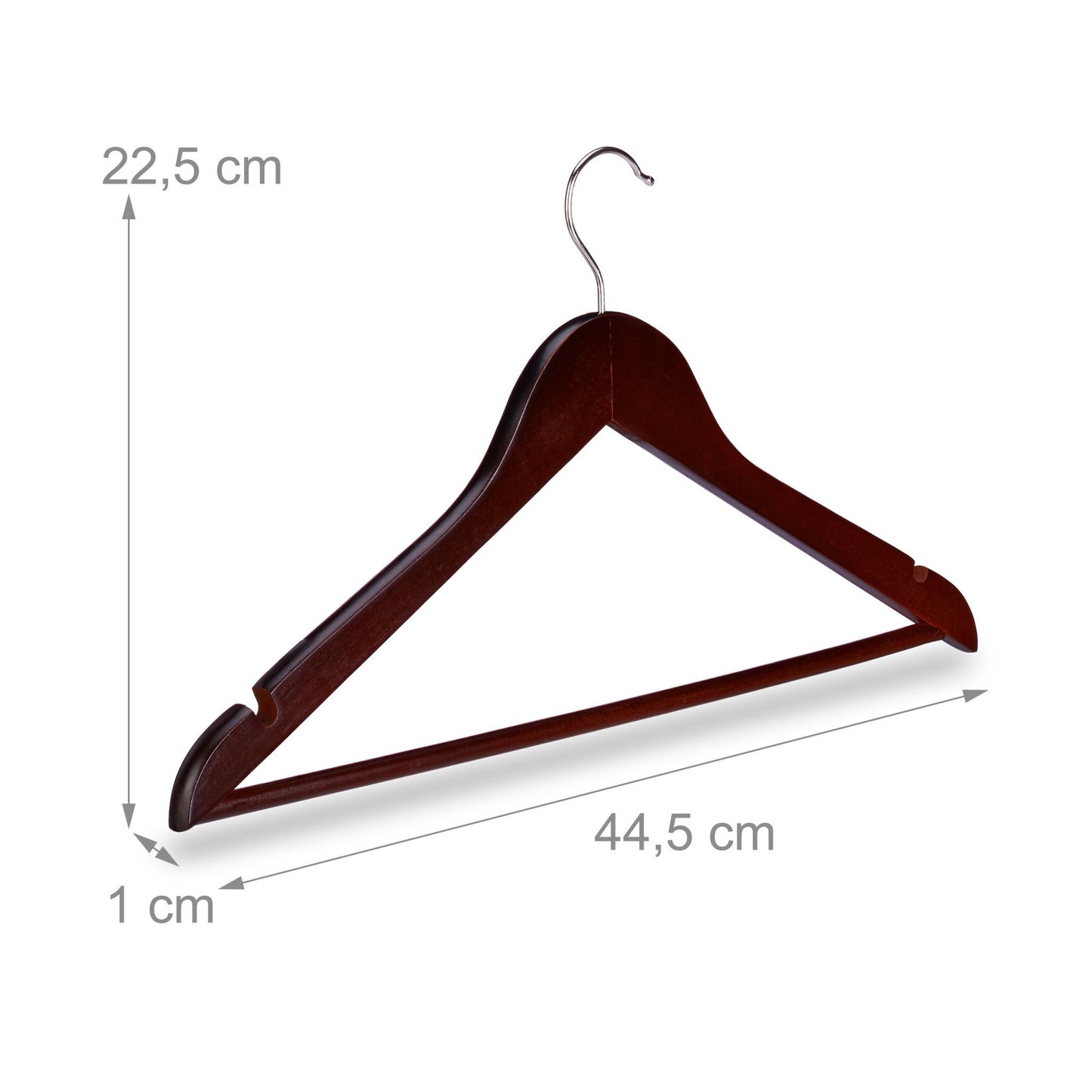 Clothes hangers Wood Set of 30