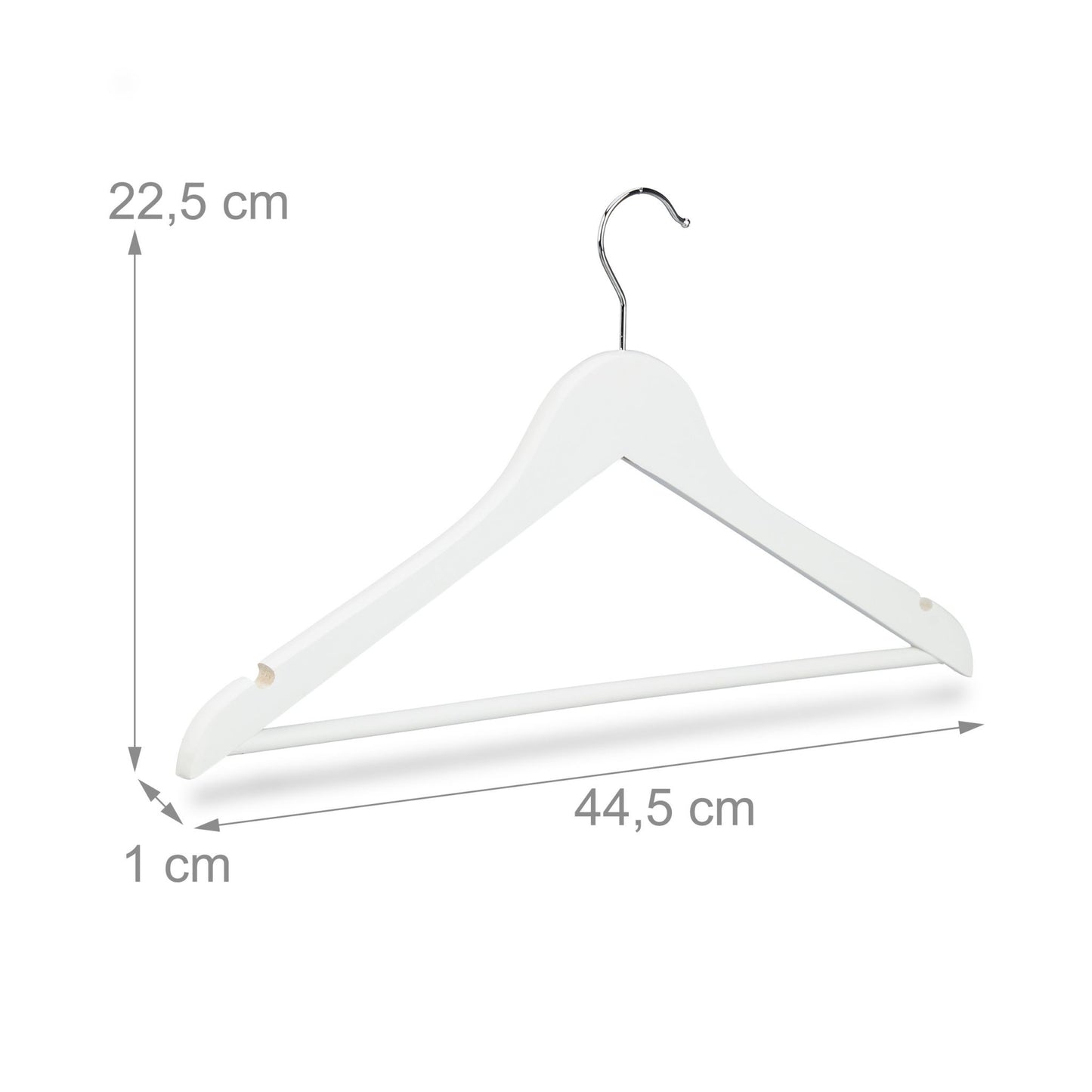 Clothes hangers Wood Set of 30