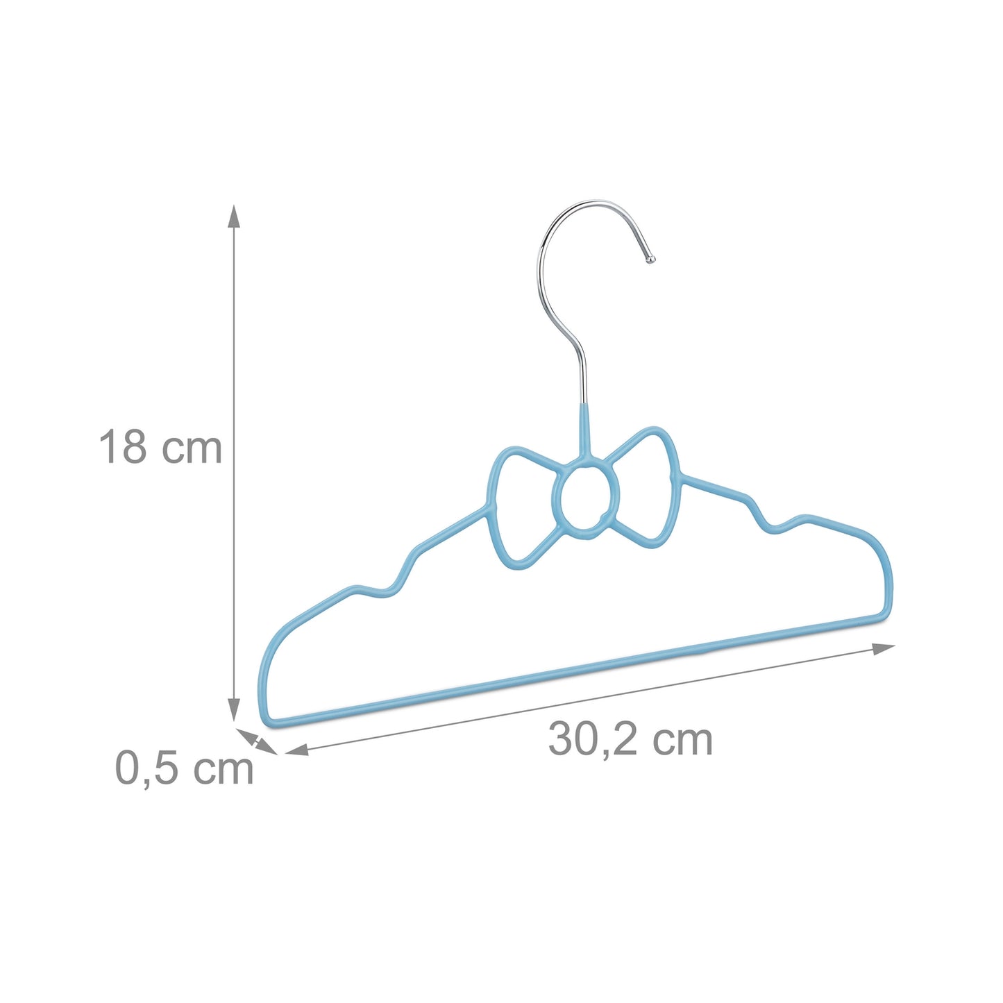 Clothes hangers for children - set of 10