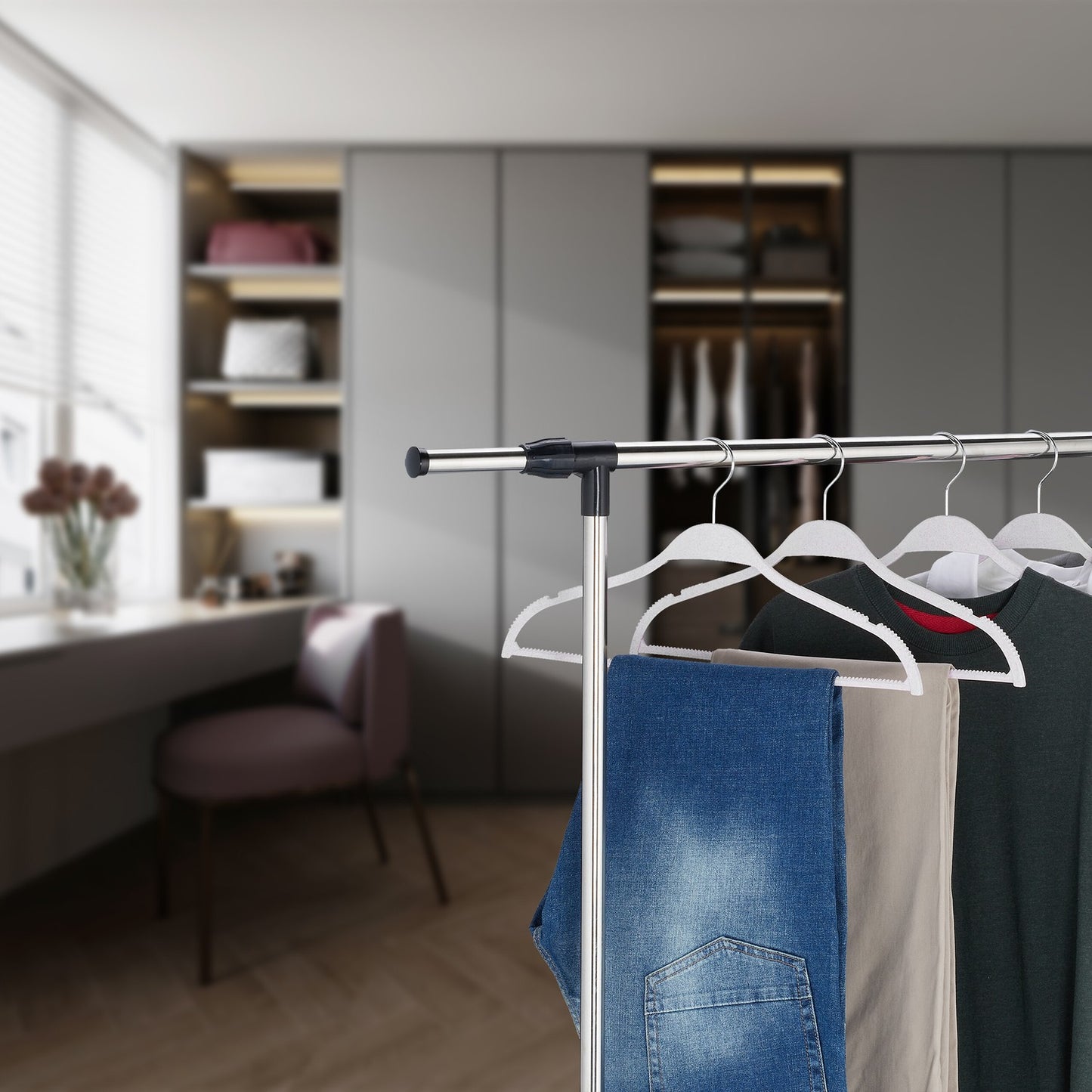 Clothes hangers made of wheat straw - 10 pcs