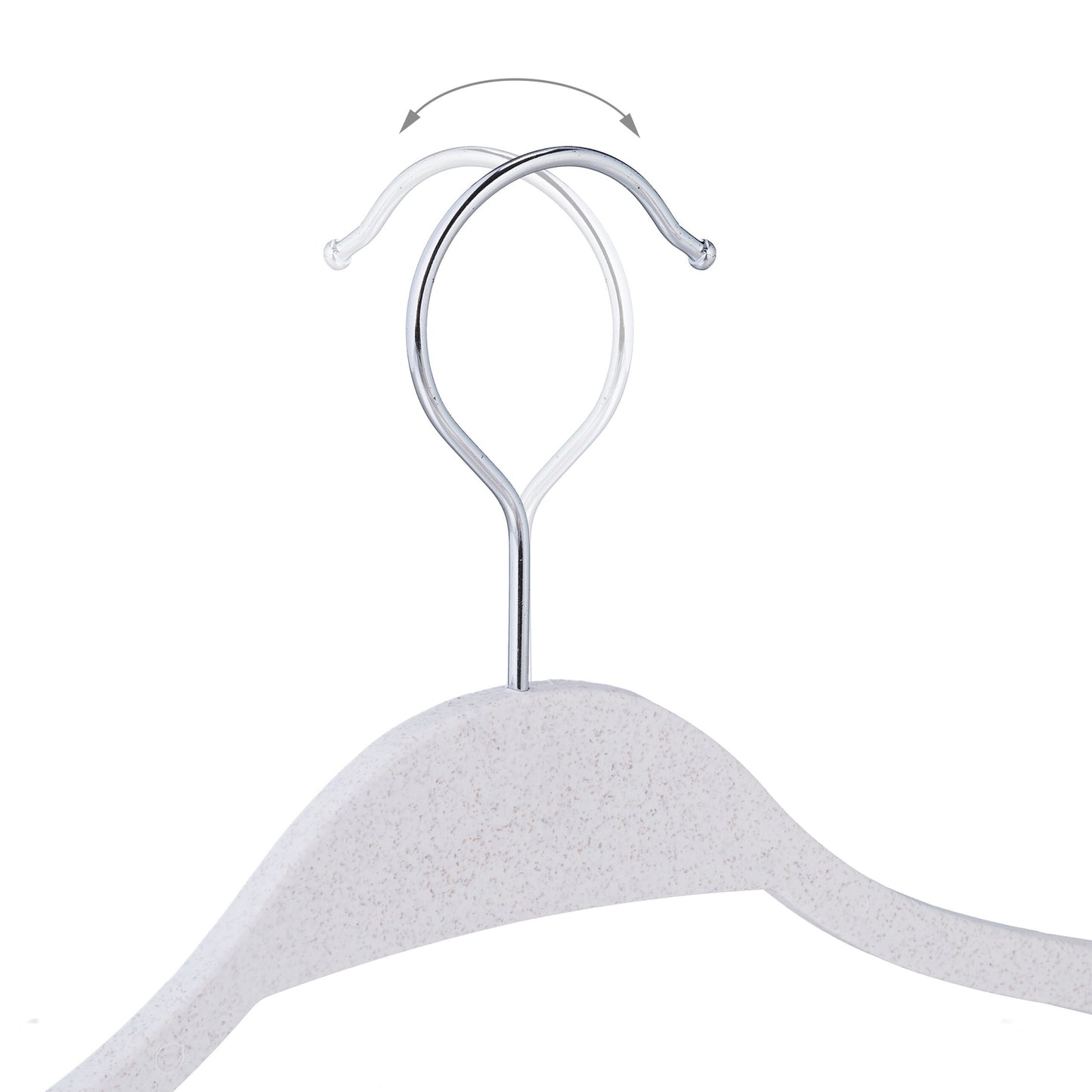 Clothes hangers made of wheat straw - 10 pcs