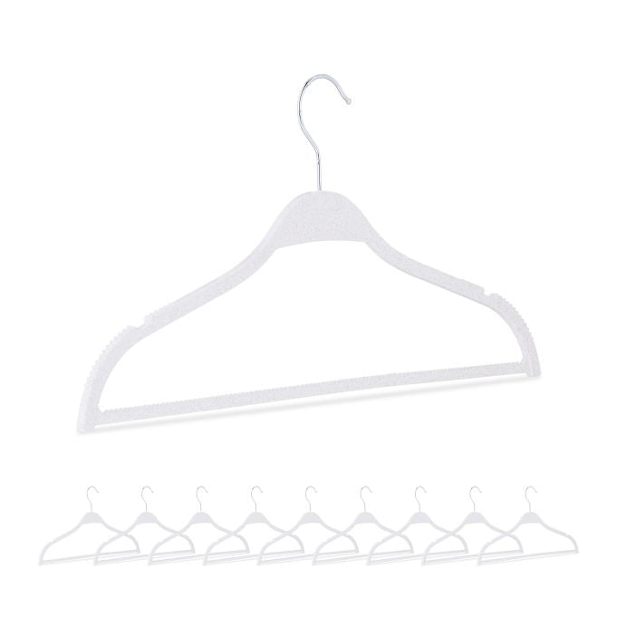 Clothes hangers made of wheat straw - 10 pcs