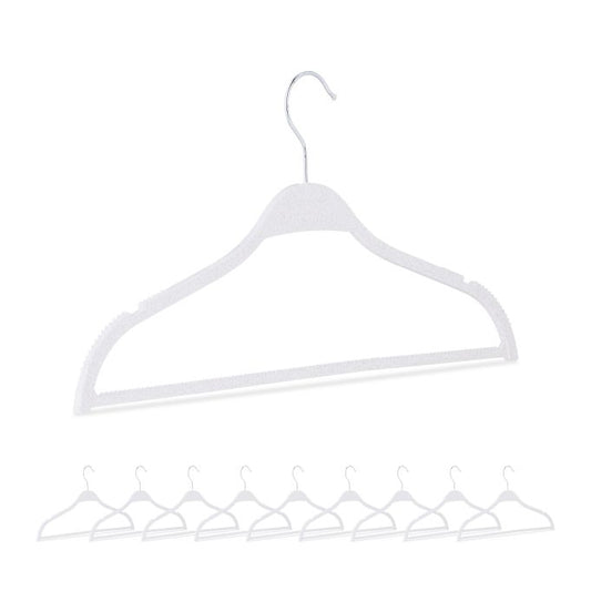 Clothes hangers made of wheat straw - 10 pcs
