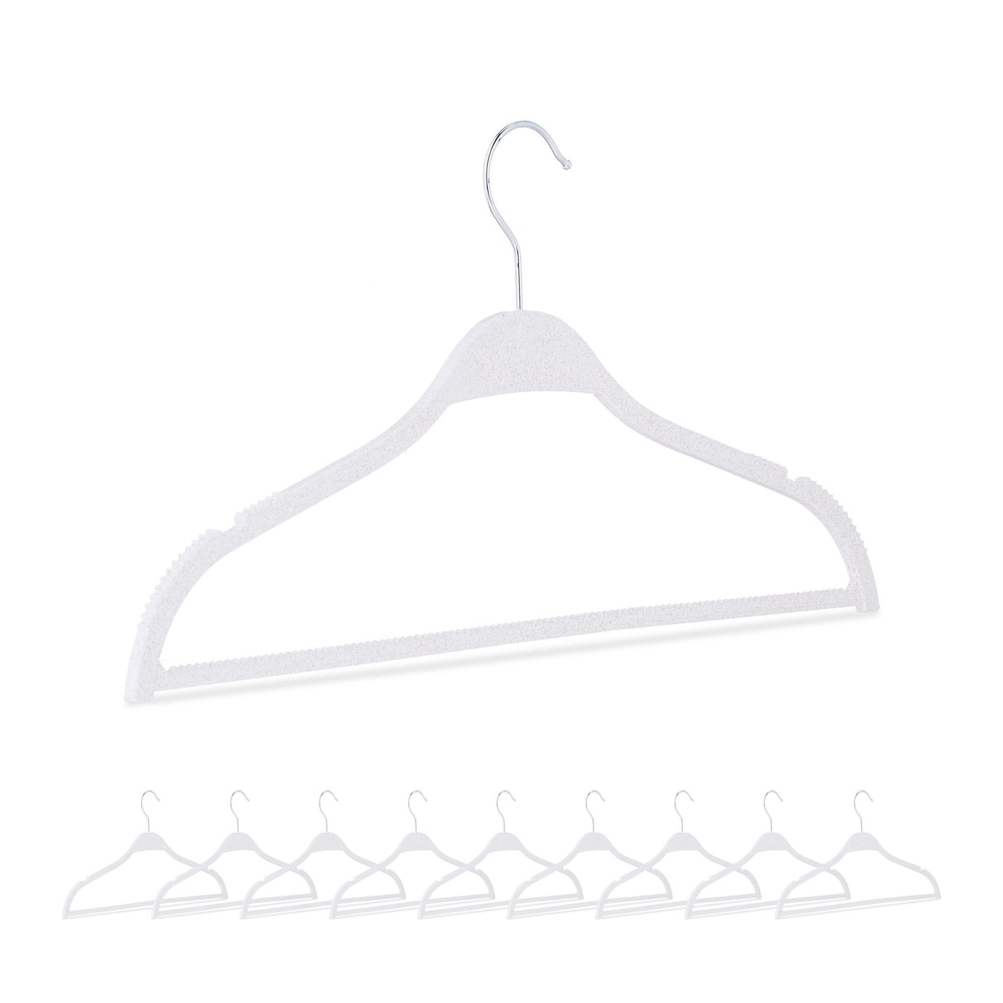 Clothes hangers made of wheat straw - 10 pcs