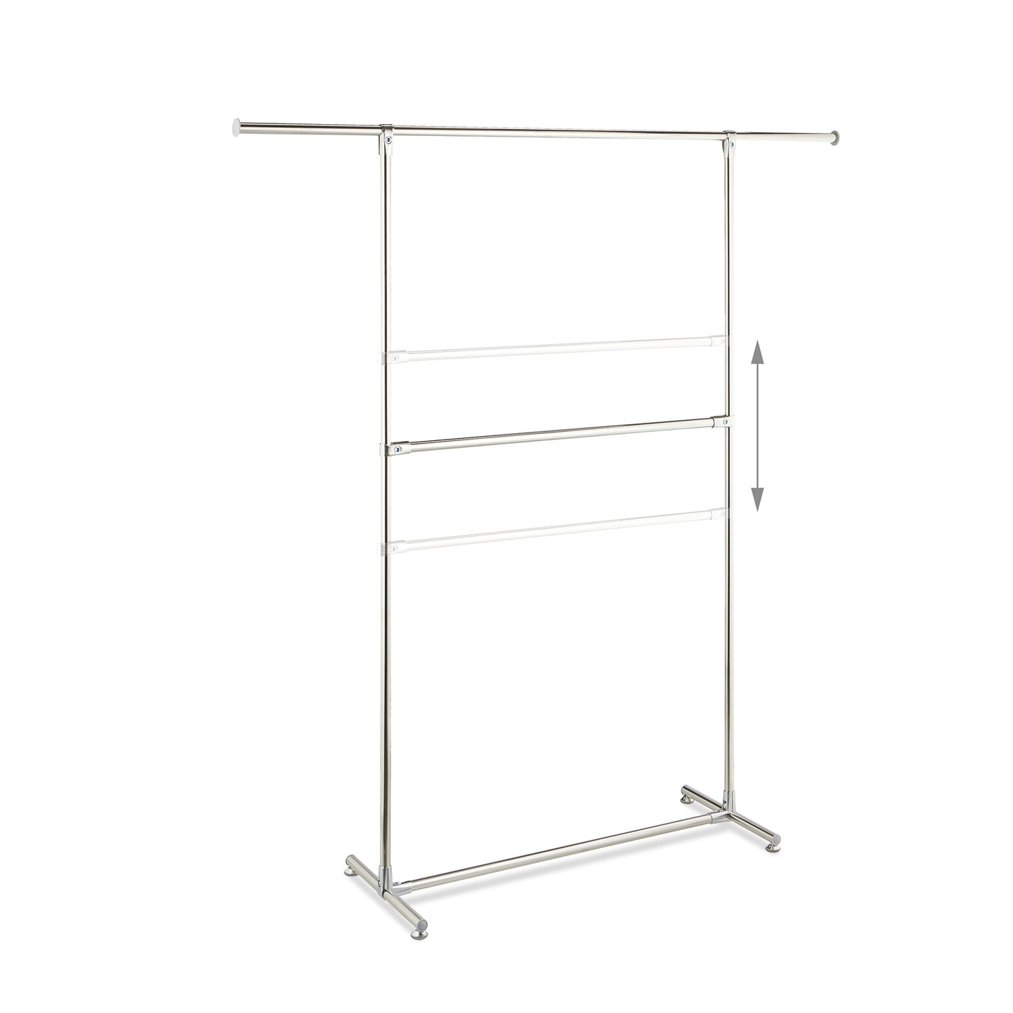 Clothes hanger with 2 bars