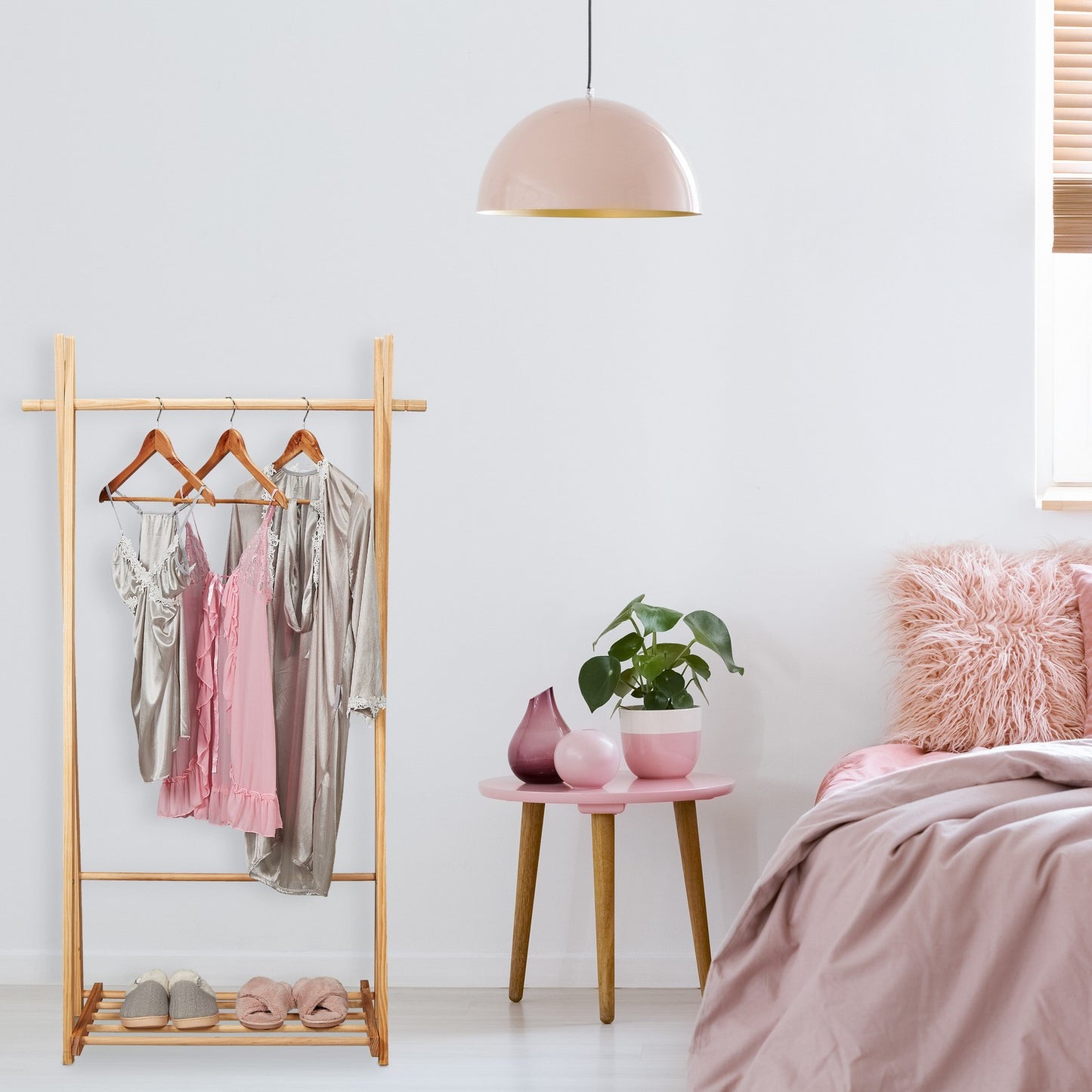 Clothes hanger with drawer