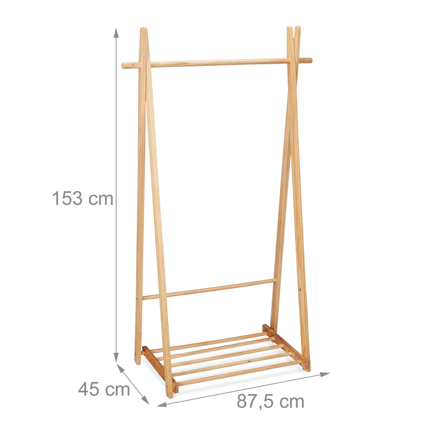 Clothes hanger with drawer