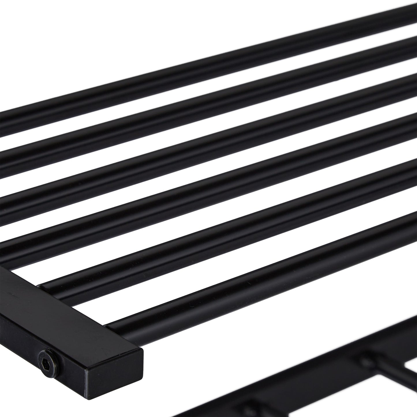 Clothes hanger with shelf