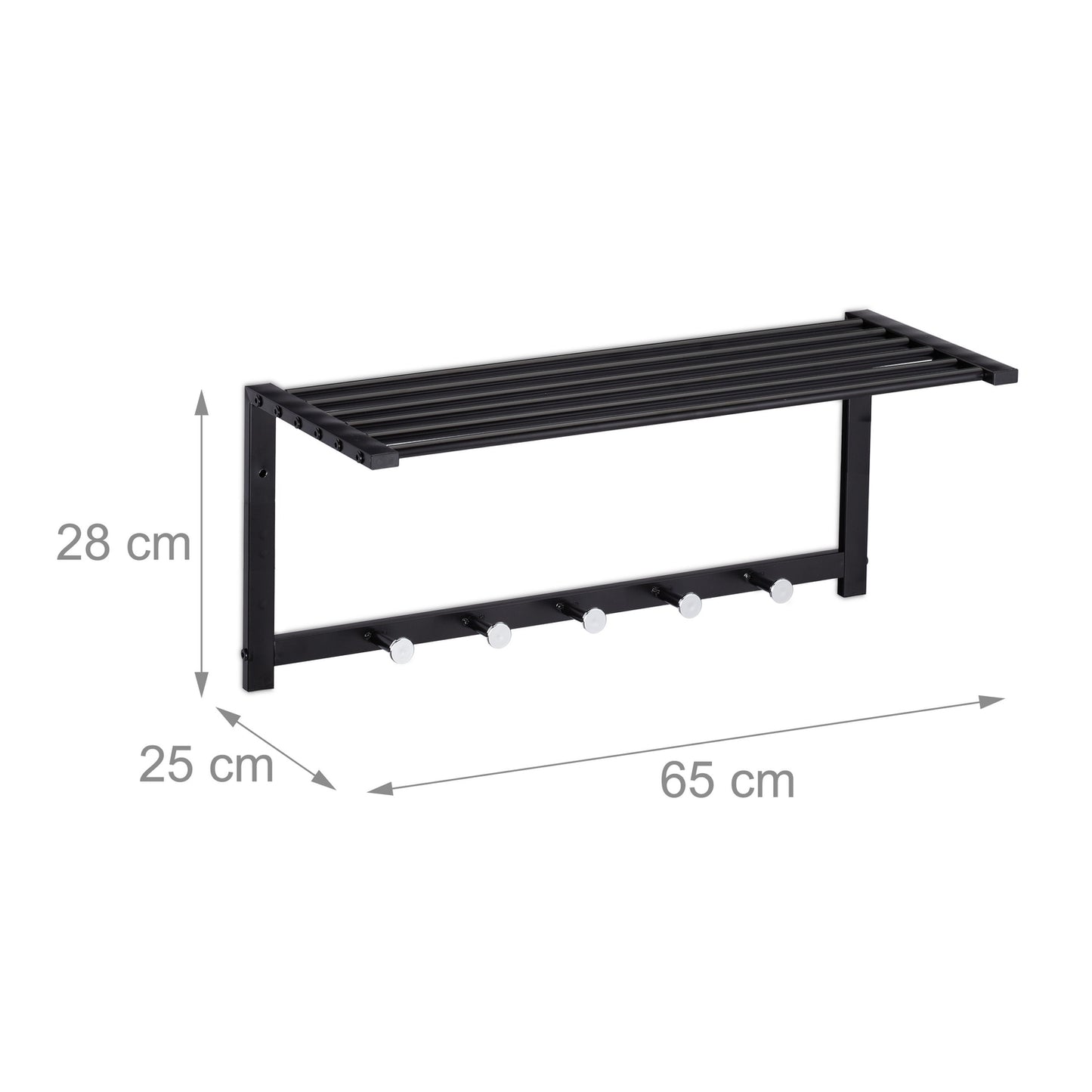 Clothes hanger with shelf