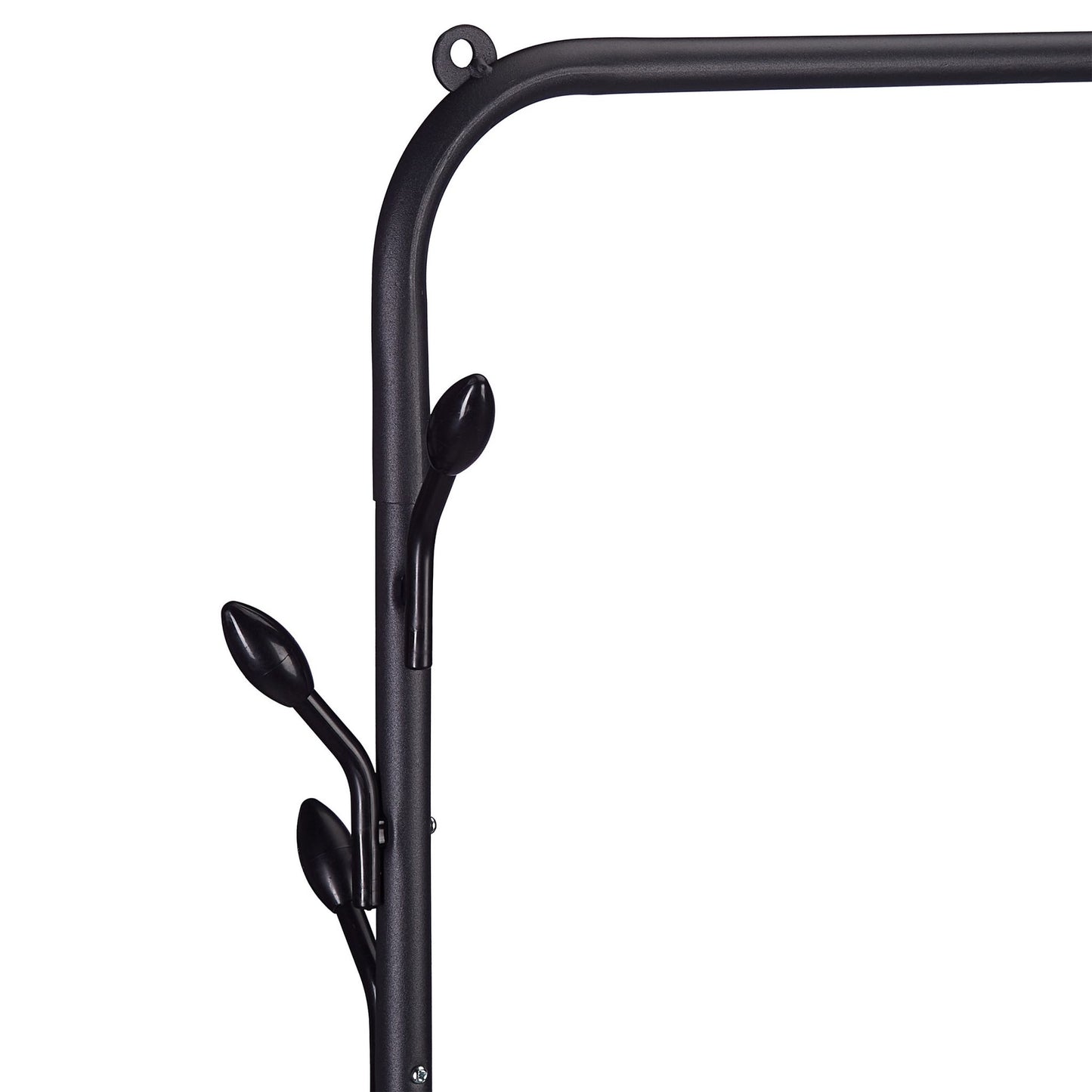 Clothes hanger with shelf and hooks