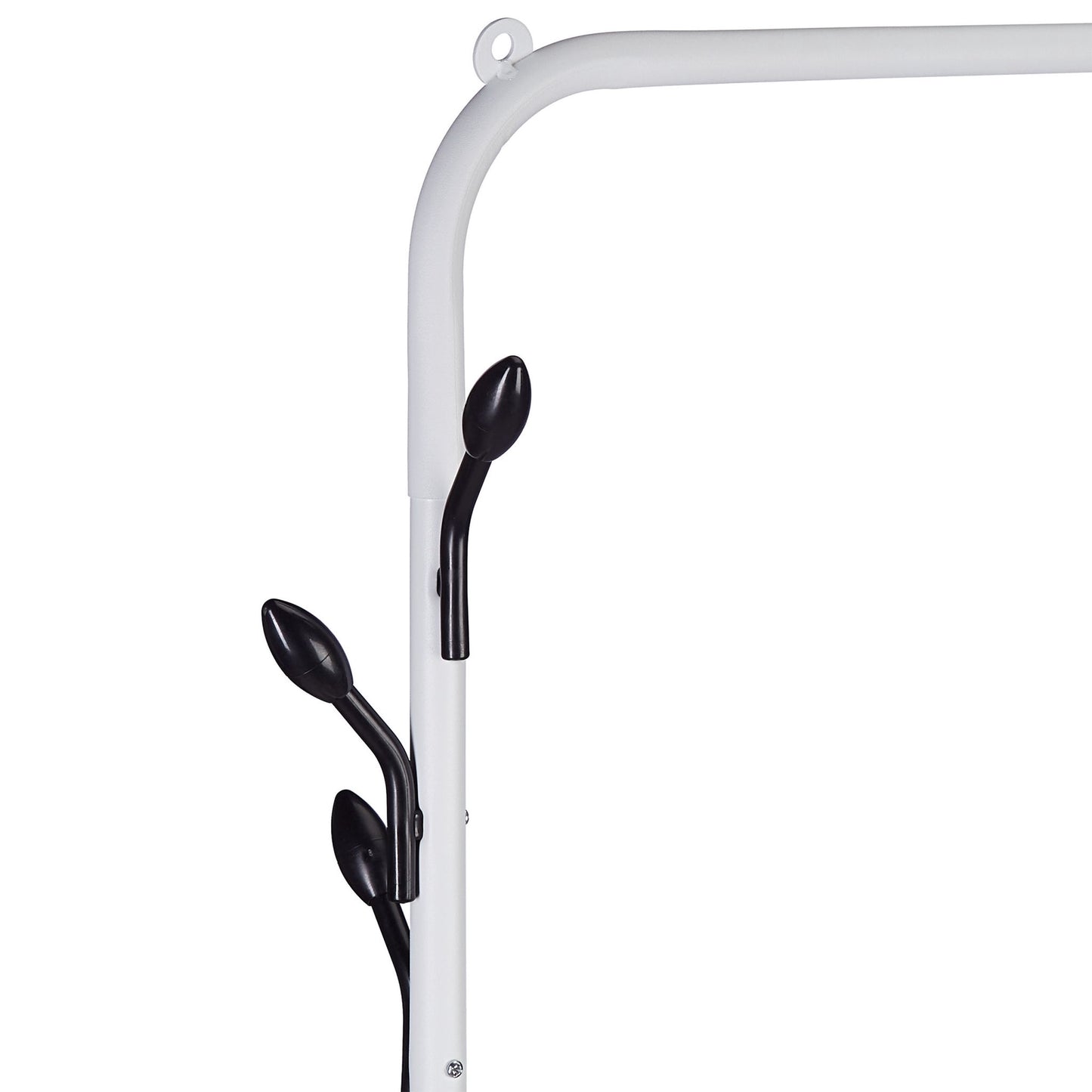 Clothes hanger with shelf and hooks