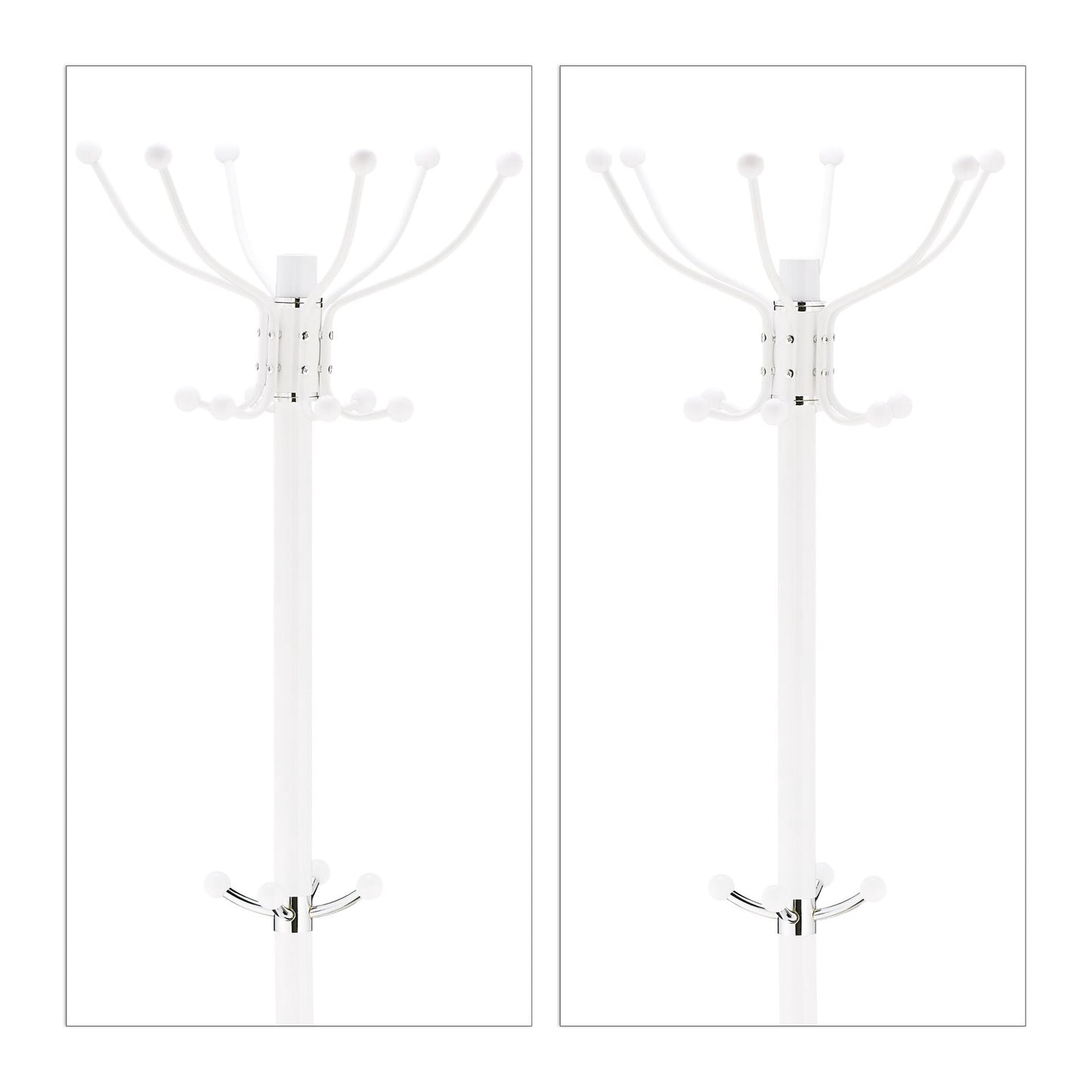 Clothes hanger with umbrella stand