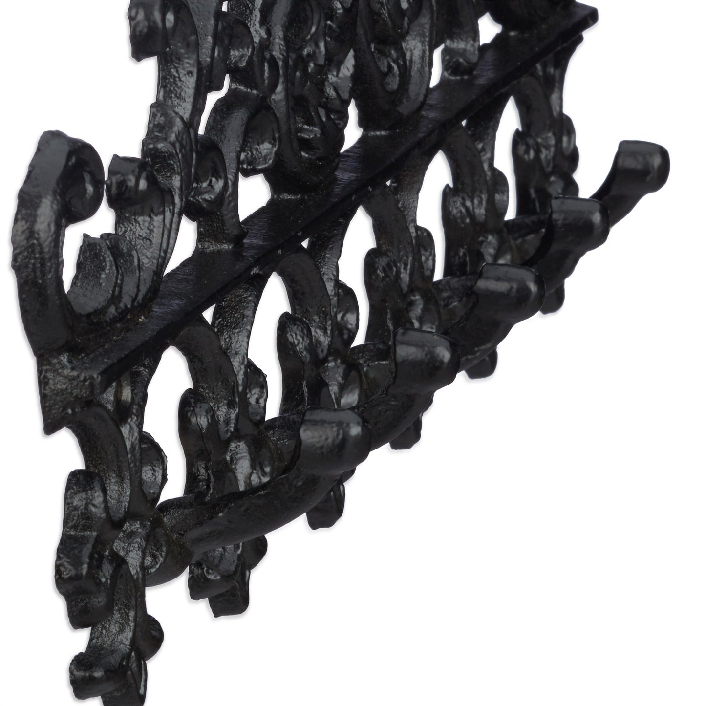 Clothes rail in cast iron