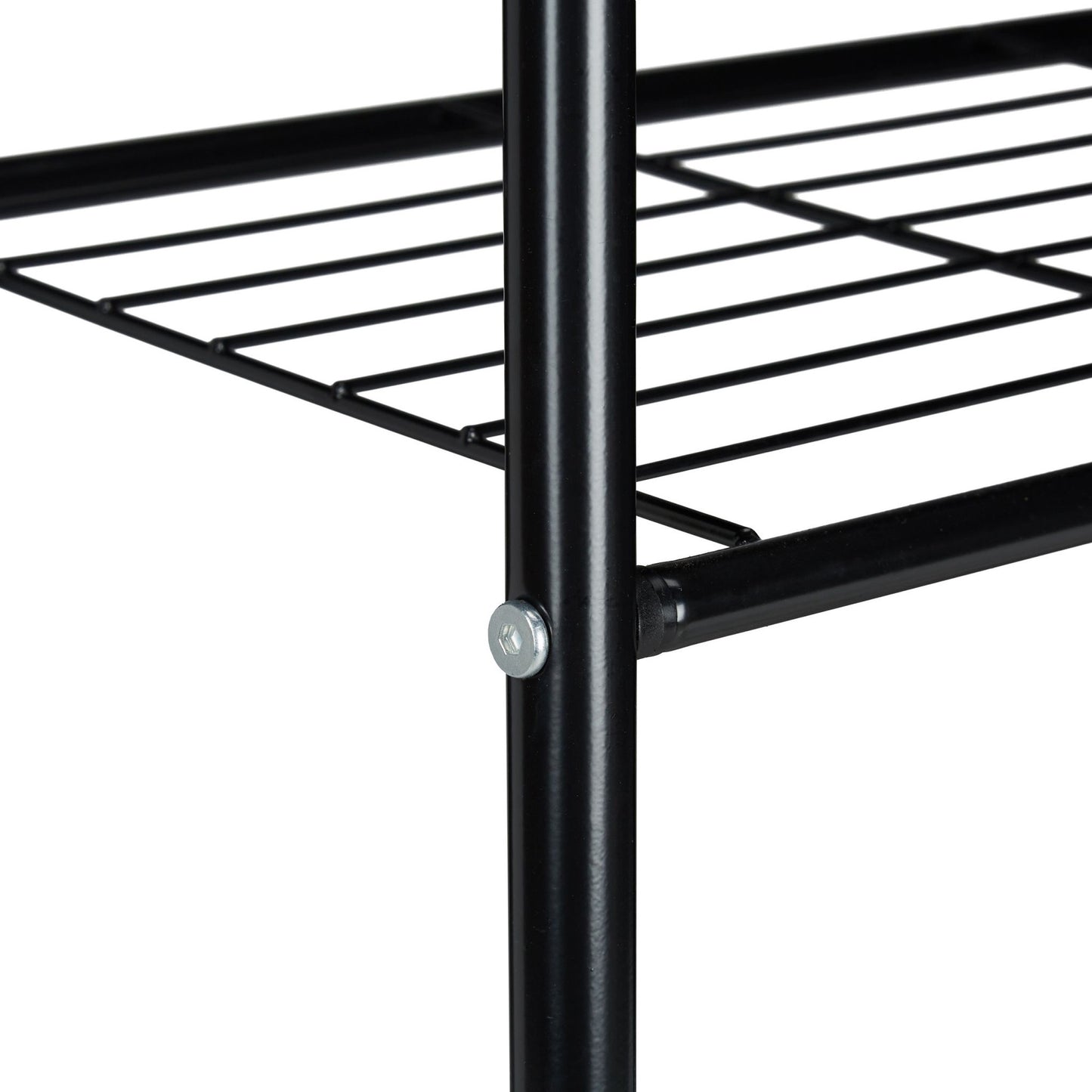Clothes stand 2 shelves SANDRA