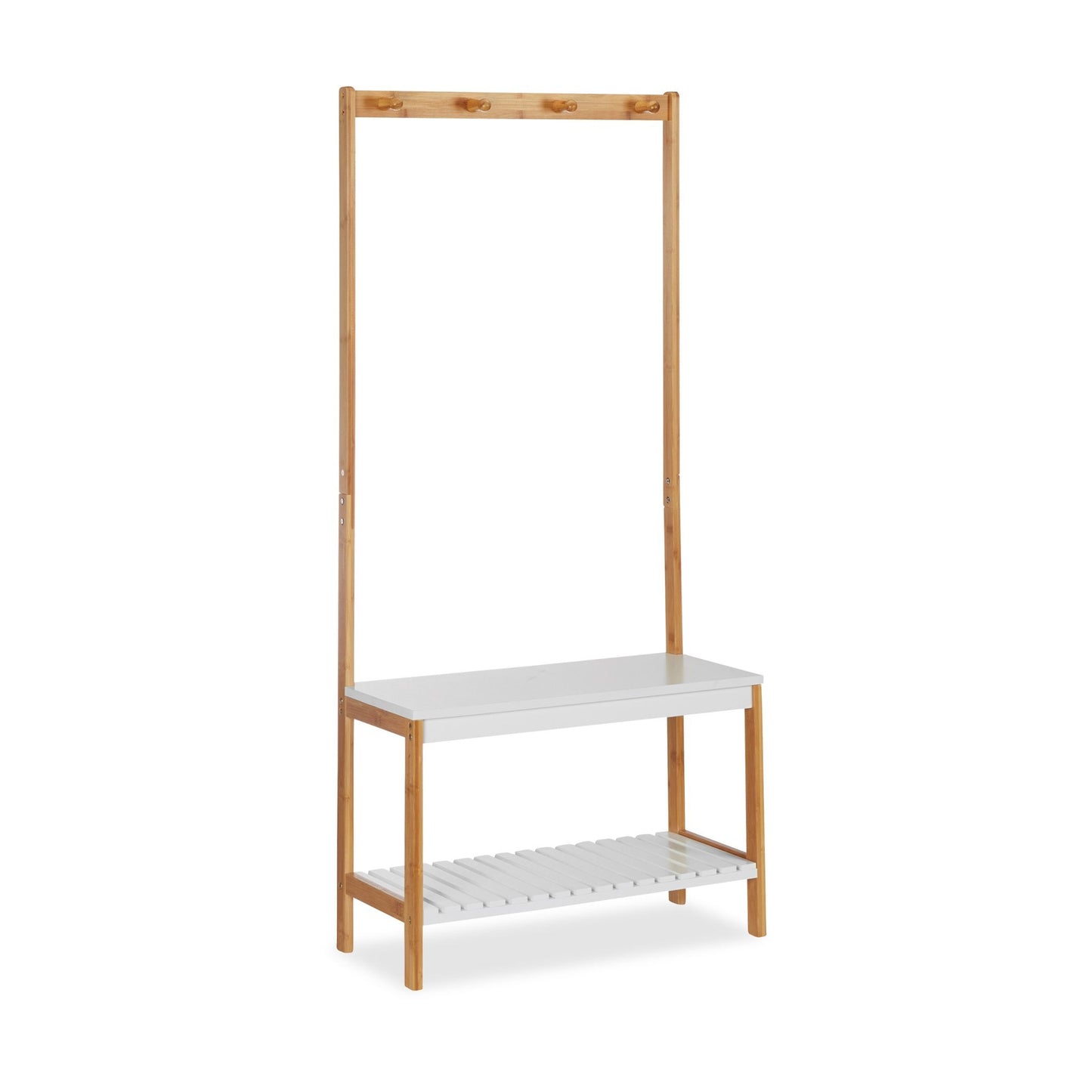Clothes stand with shelf