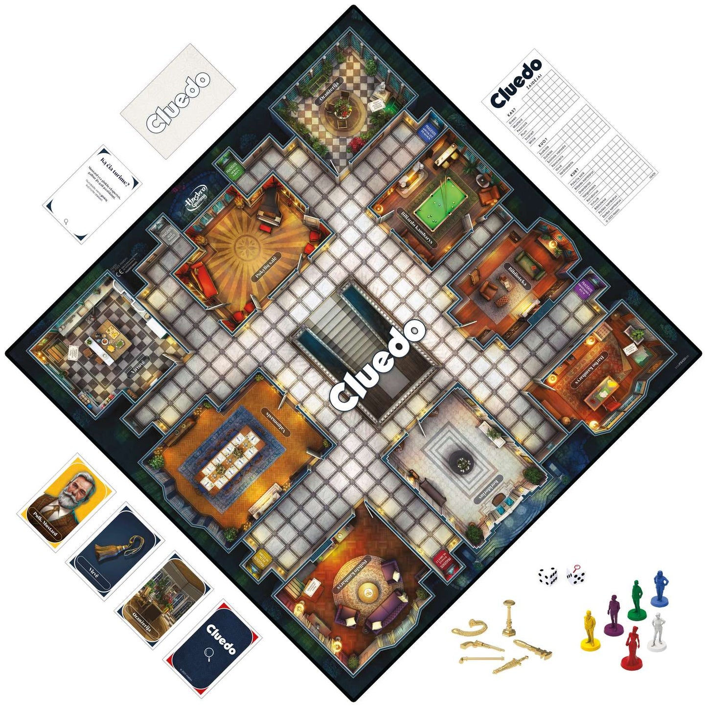 Cluedo The Classic Mystery Game (In Lithuanian Lang.)