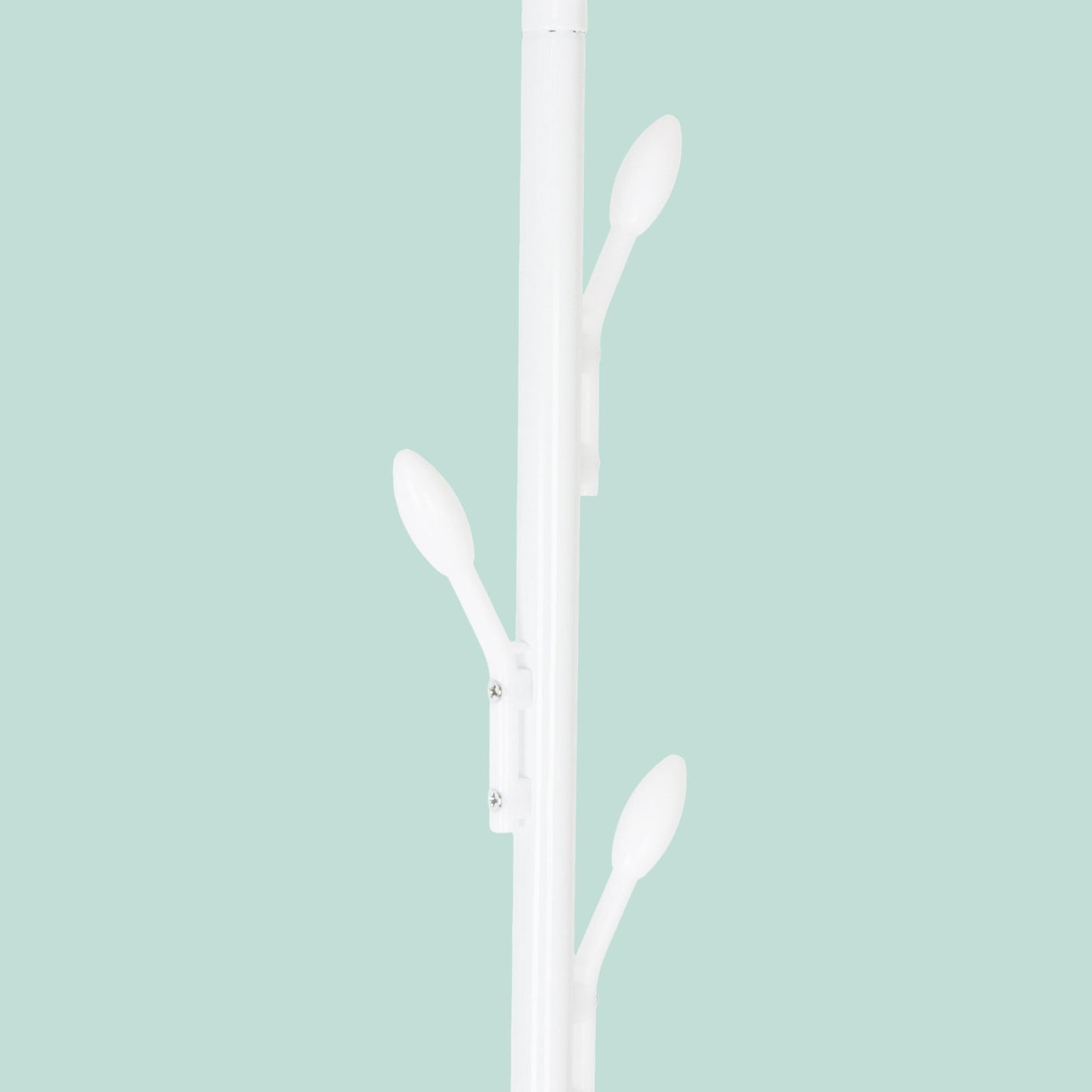 Coat Rack with Shelf and Hooks – Iron, Free-Standing