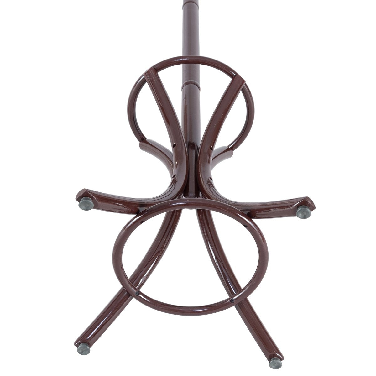 Coat Rack with Umbrella Stand, 12 Hooks, Brown