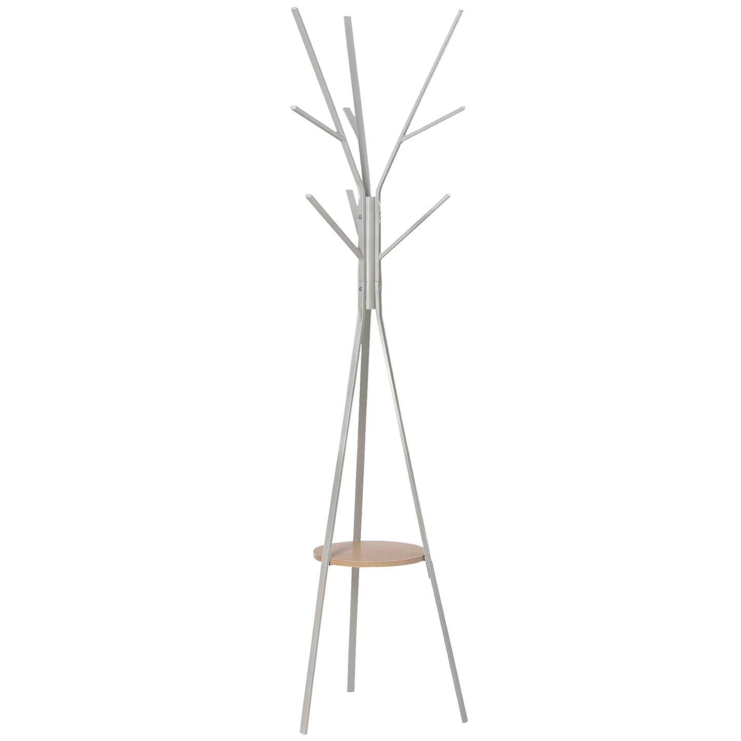 White metal clothes rack - Clothes rack, 45x45x180 cm