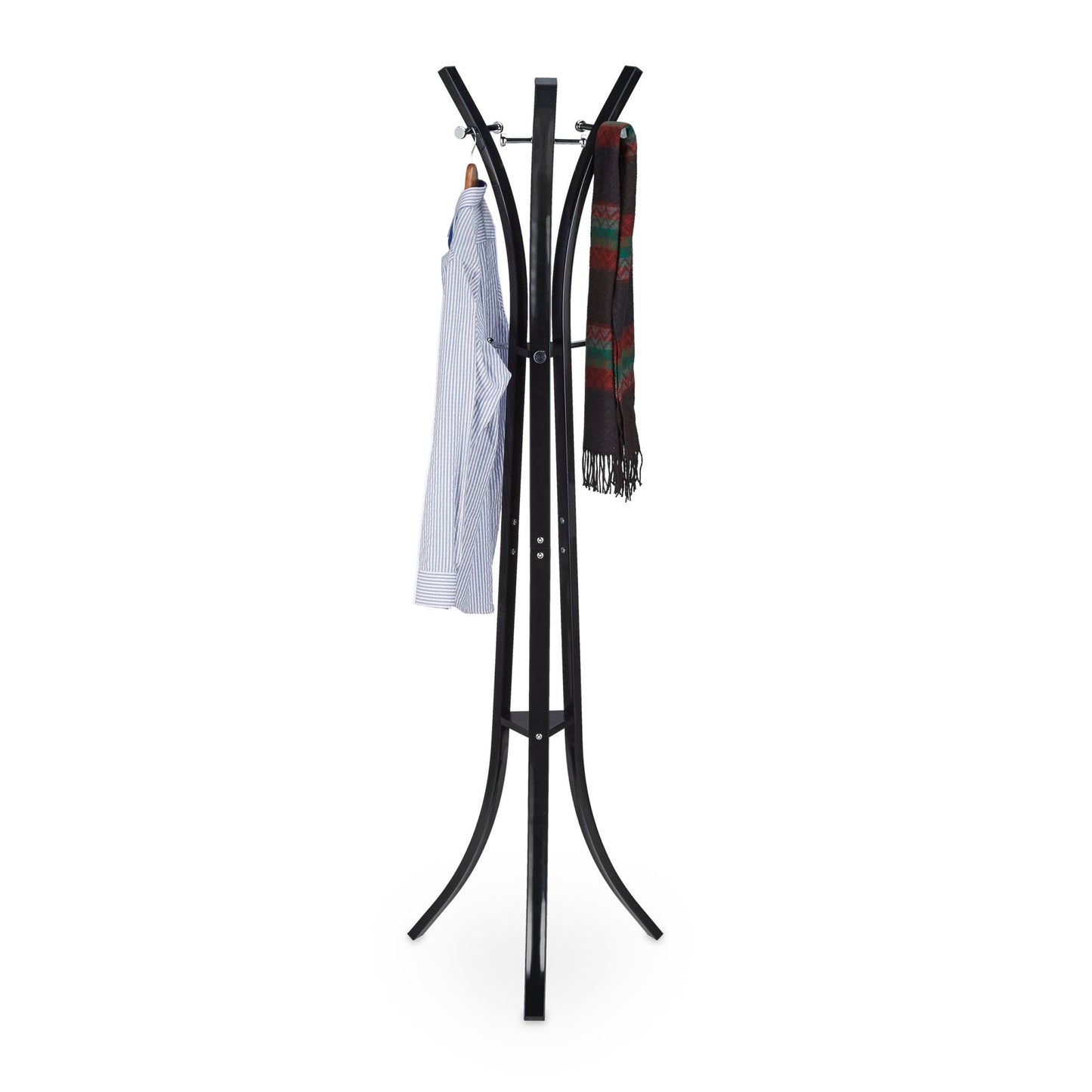 Coat rack in metal