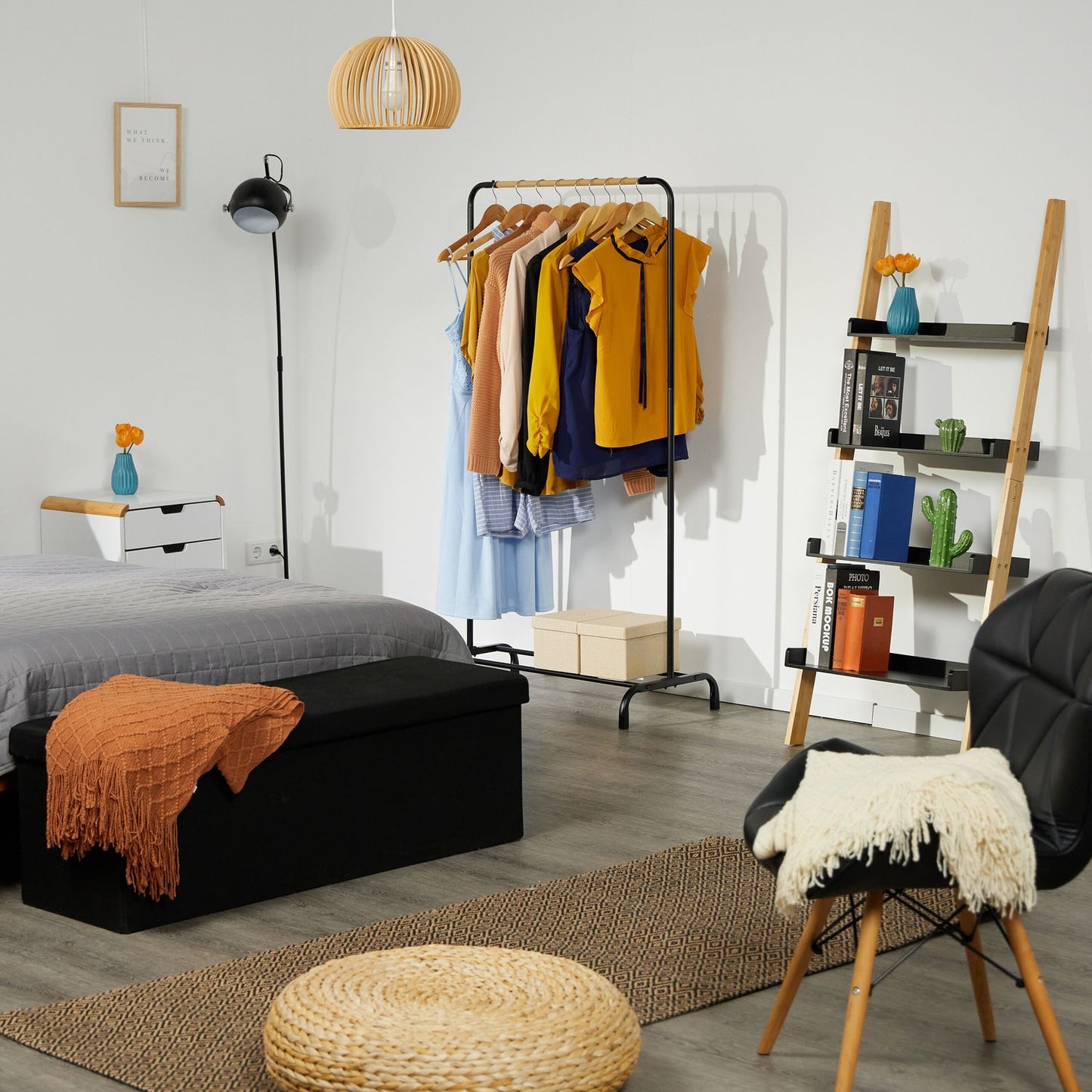 Coat rack metal black