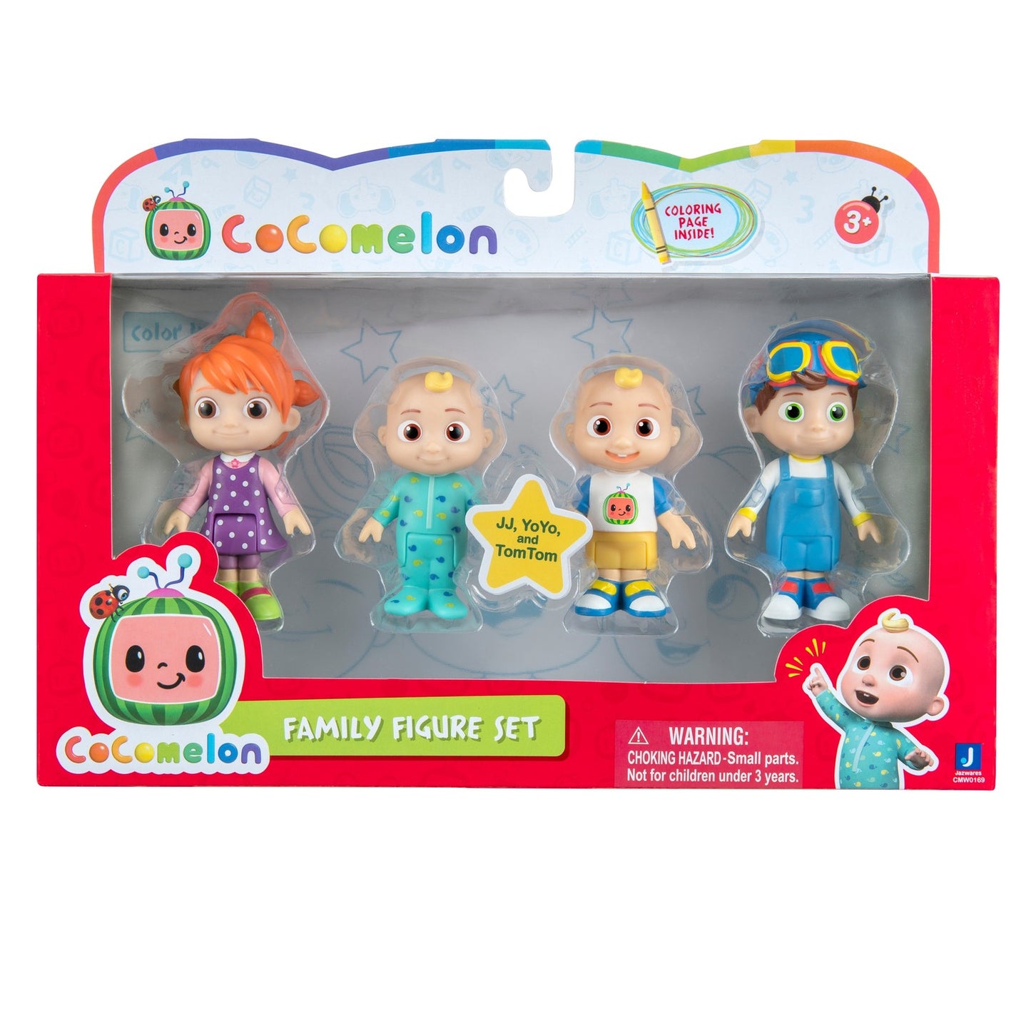 Cocomelon Figure Pack Family Set, 4 Pcs