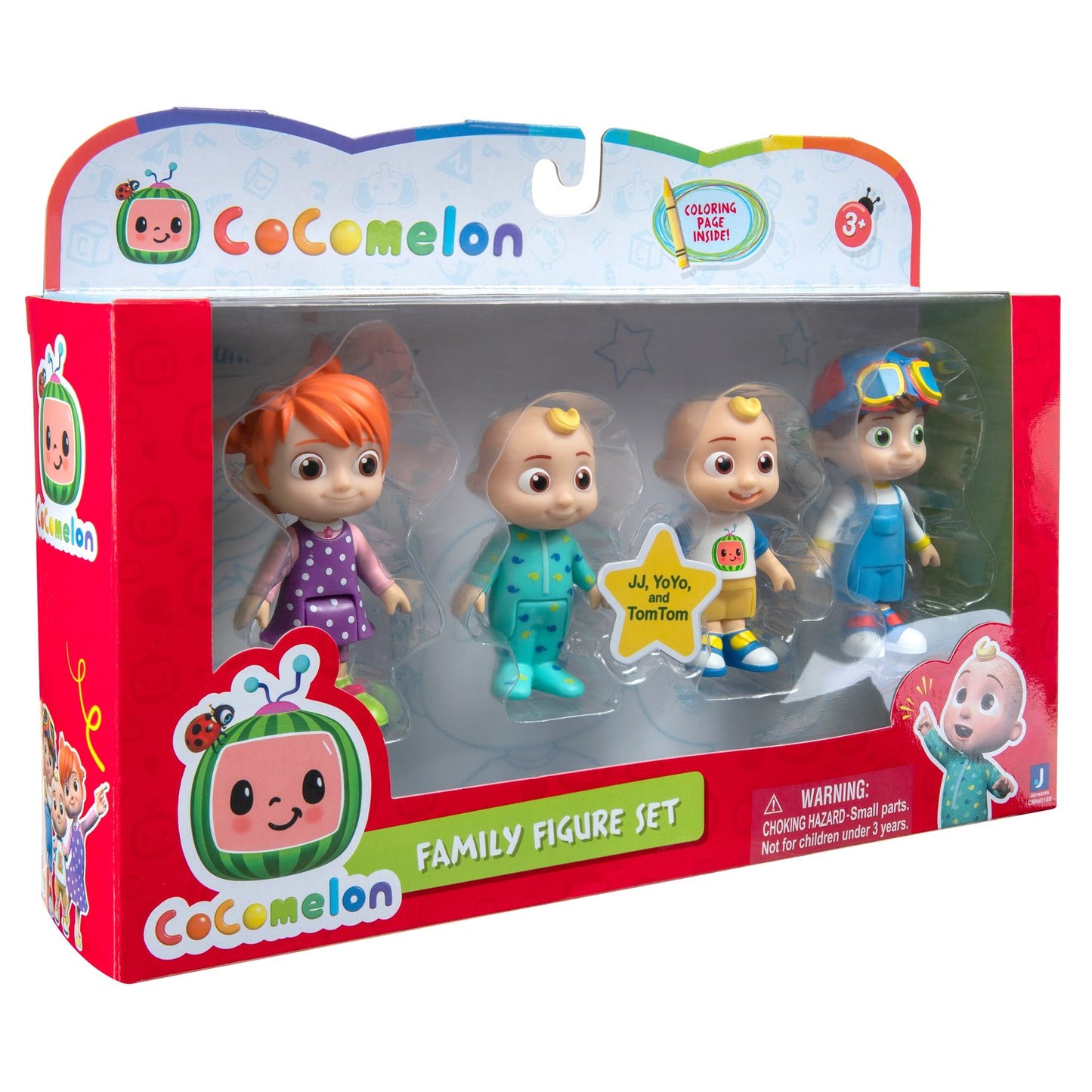 Cocomelon Figure Pack Family Set, 4 Pcs