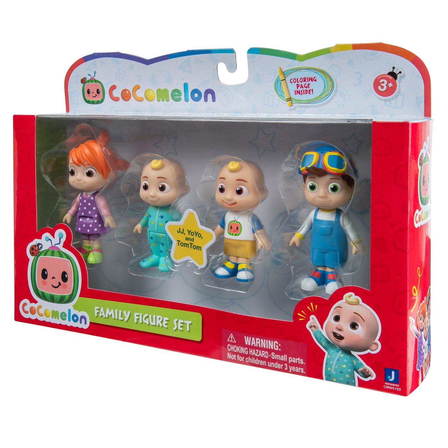 Cocomelon Figure Pack Family Set, 4 Pcs