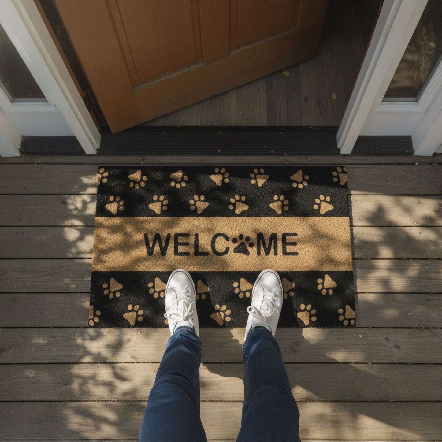 Coconut Doormat, Animal Design, 80x50 cm, Indoor/Outdoor
