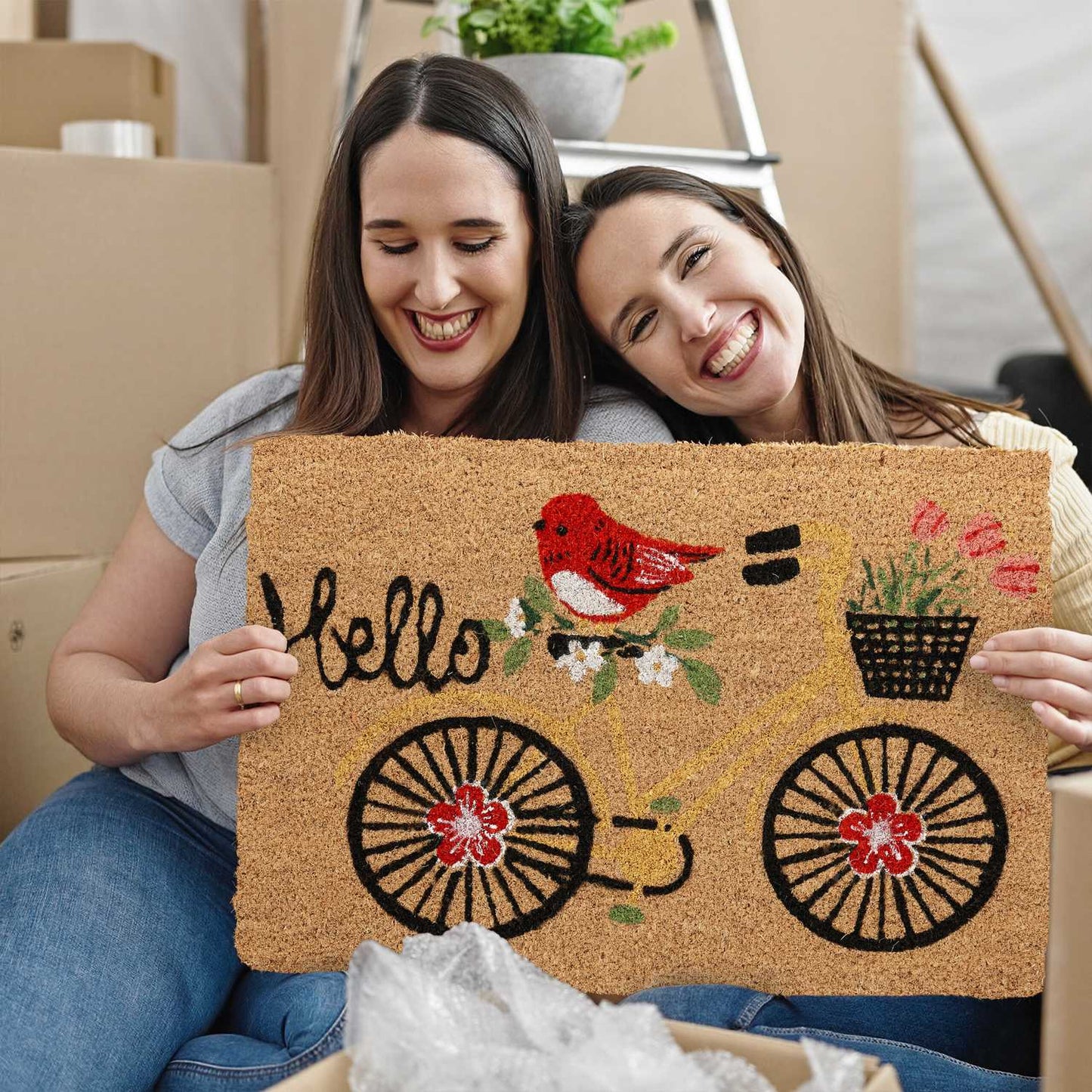 Coconut Doormat Bicycle