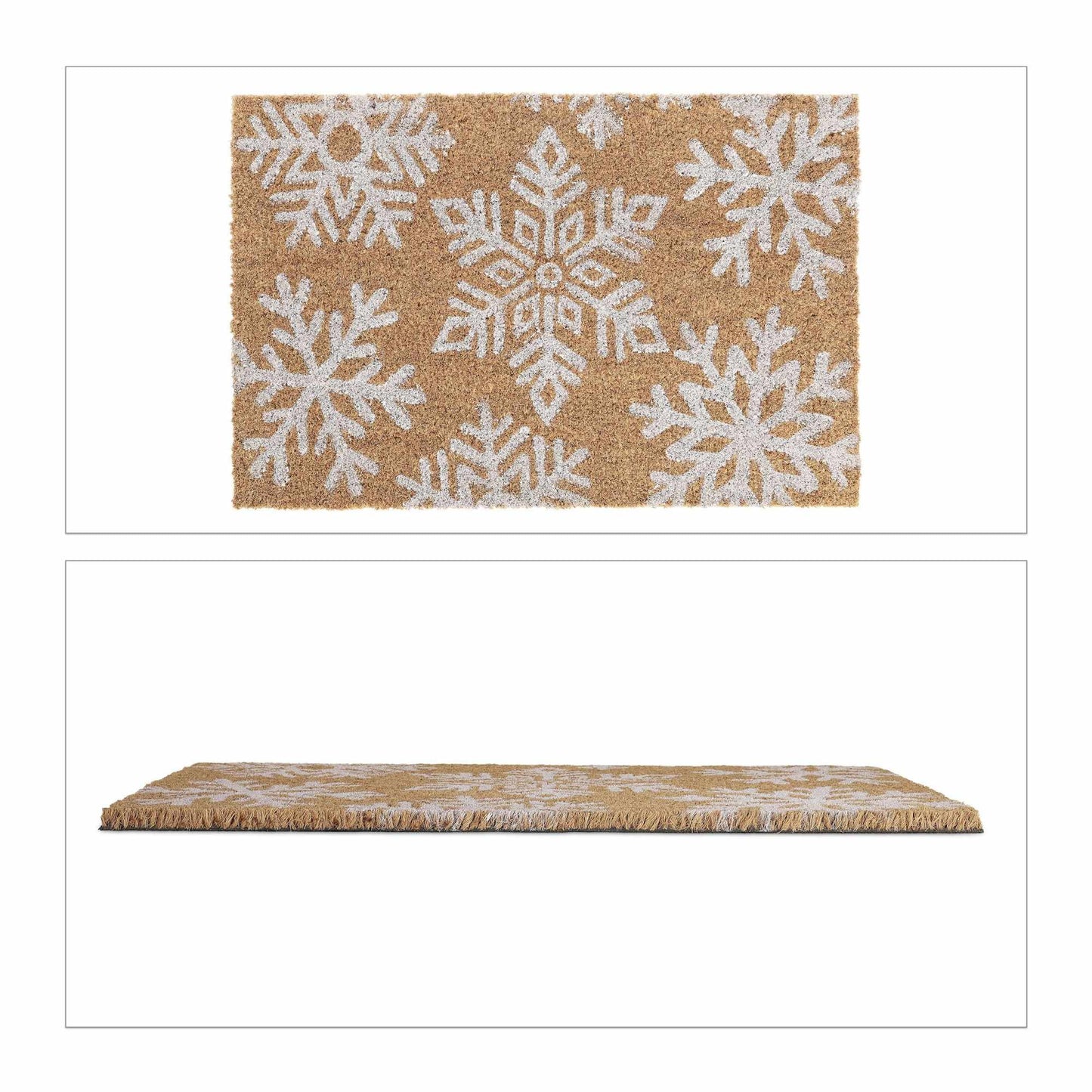 Coconut Doormat Snowflakes