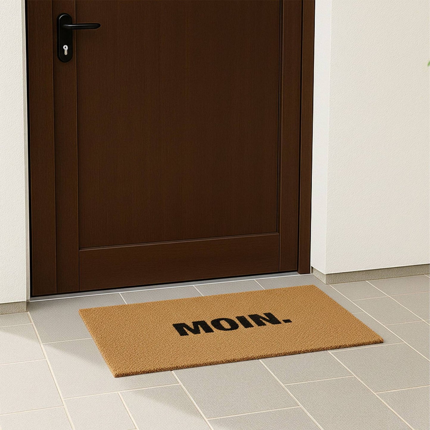Coconut Doormat Welcome Mat 80x50 cm, Non-Slip, Durable