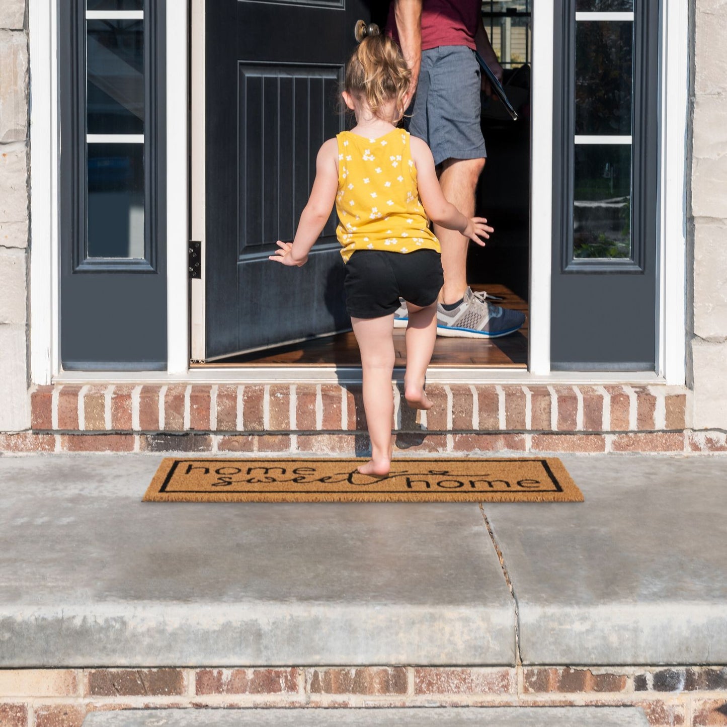 Coconut Fiber Doormat – Home Sweet Home, Indoor/Outdoor