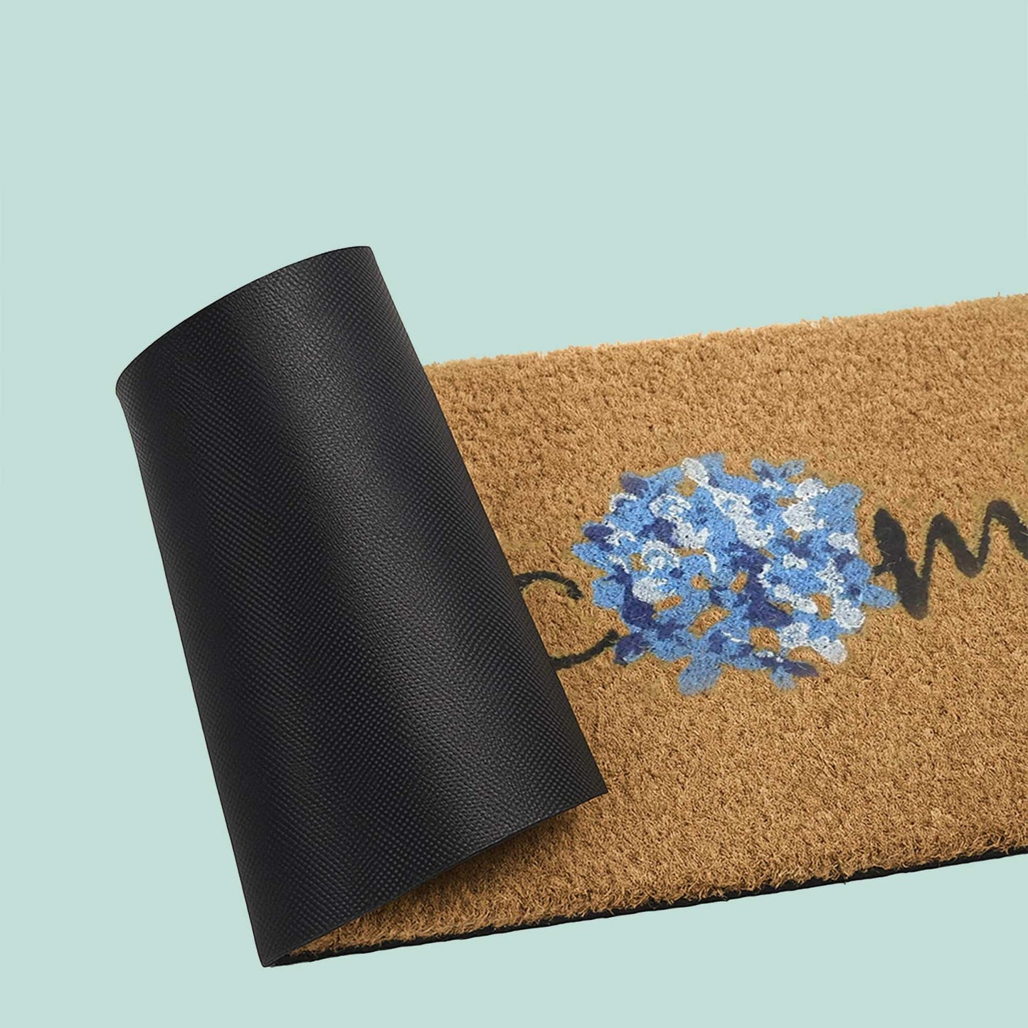 Coconut Fiber Welcome Mat – Non-Slip, Indoor/Outdoor Use