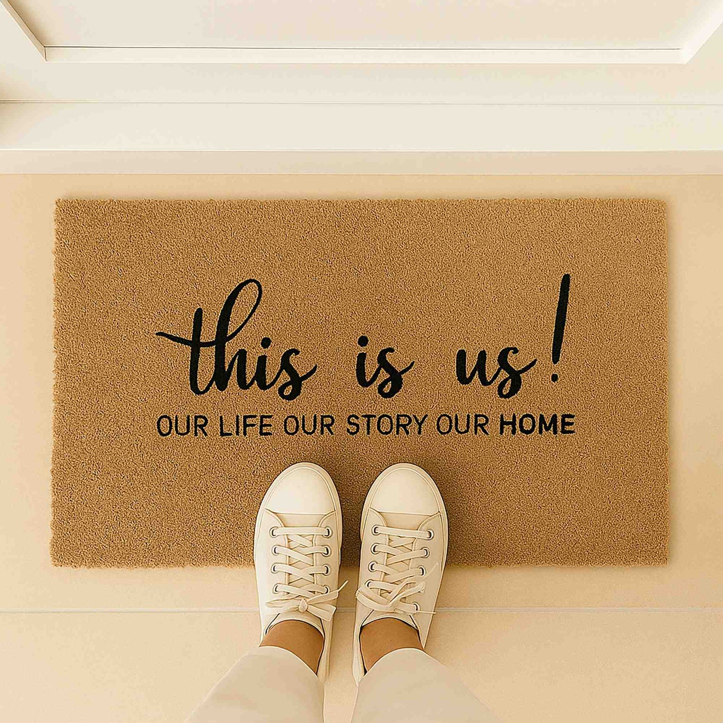 Coconut Fibre Door Mat, Non-Slip, Indoor/Outdoor Use