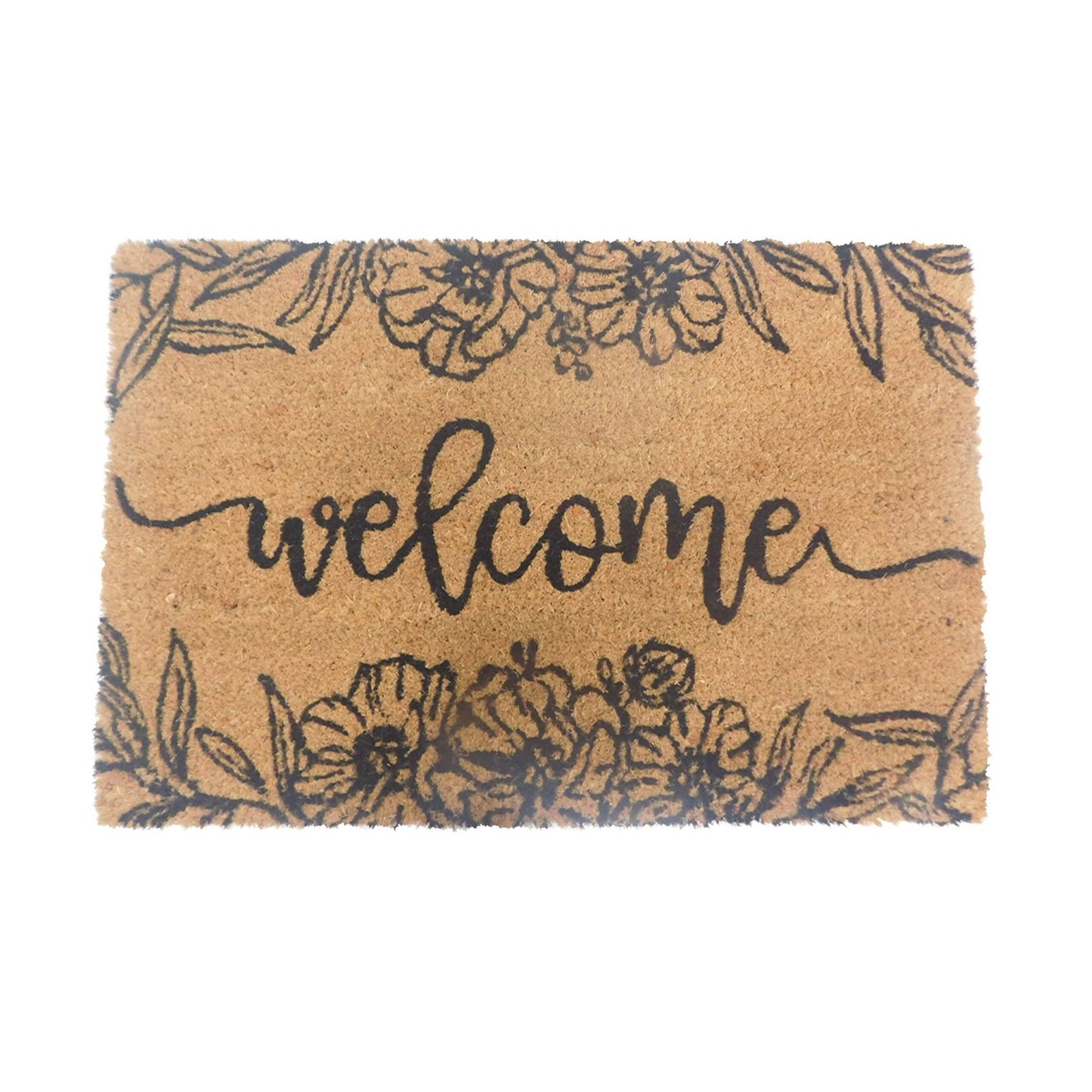 Coconut Fibre Welcome Mat – Non-Slip, Indoor/Outdoor Use