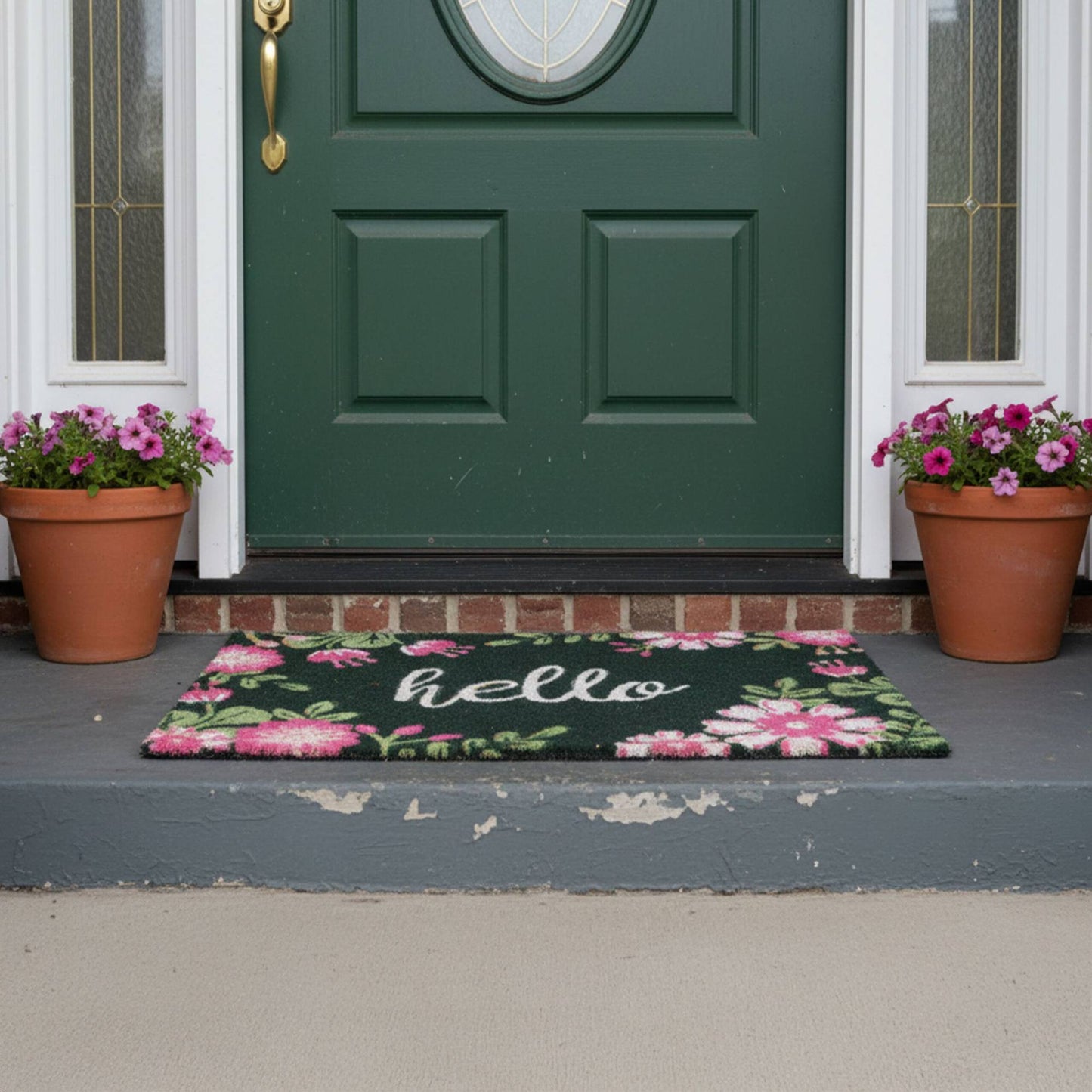 Coconut Fibre Welcome Mat – Non-Slip, Indoor/Outdoor Use
