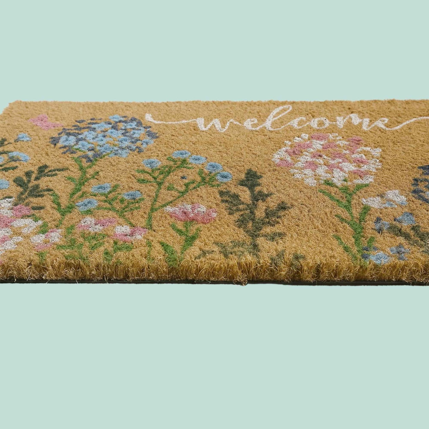 Coconut Fibre Welcome Mat – Non-Slip, Indoor/Outdoor Use