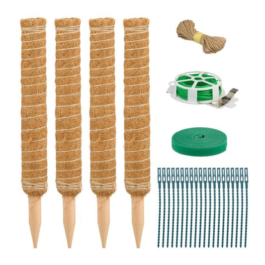 Coconut bars 4-pack 40 cm with accessories