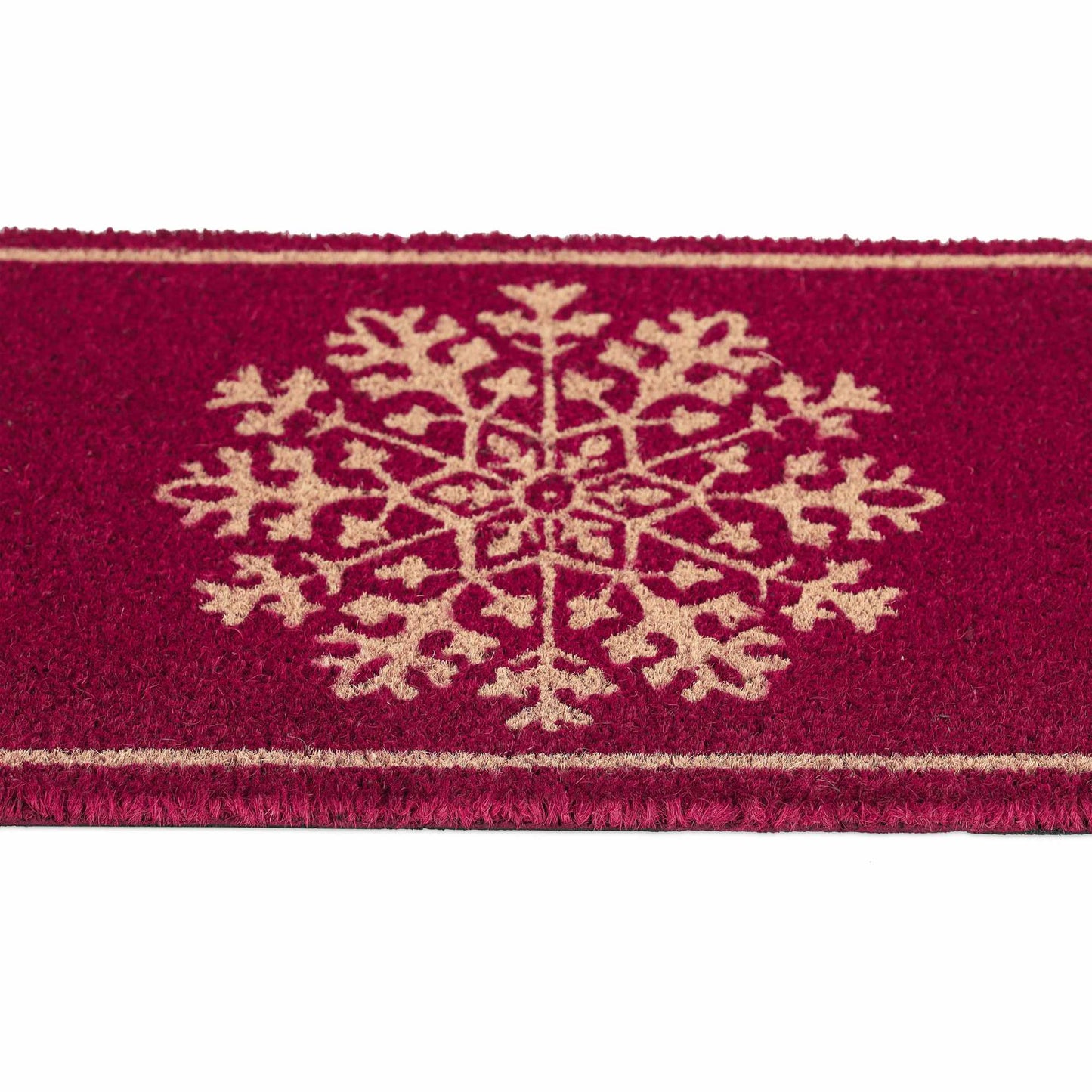 Coconut doormat "Snowflake