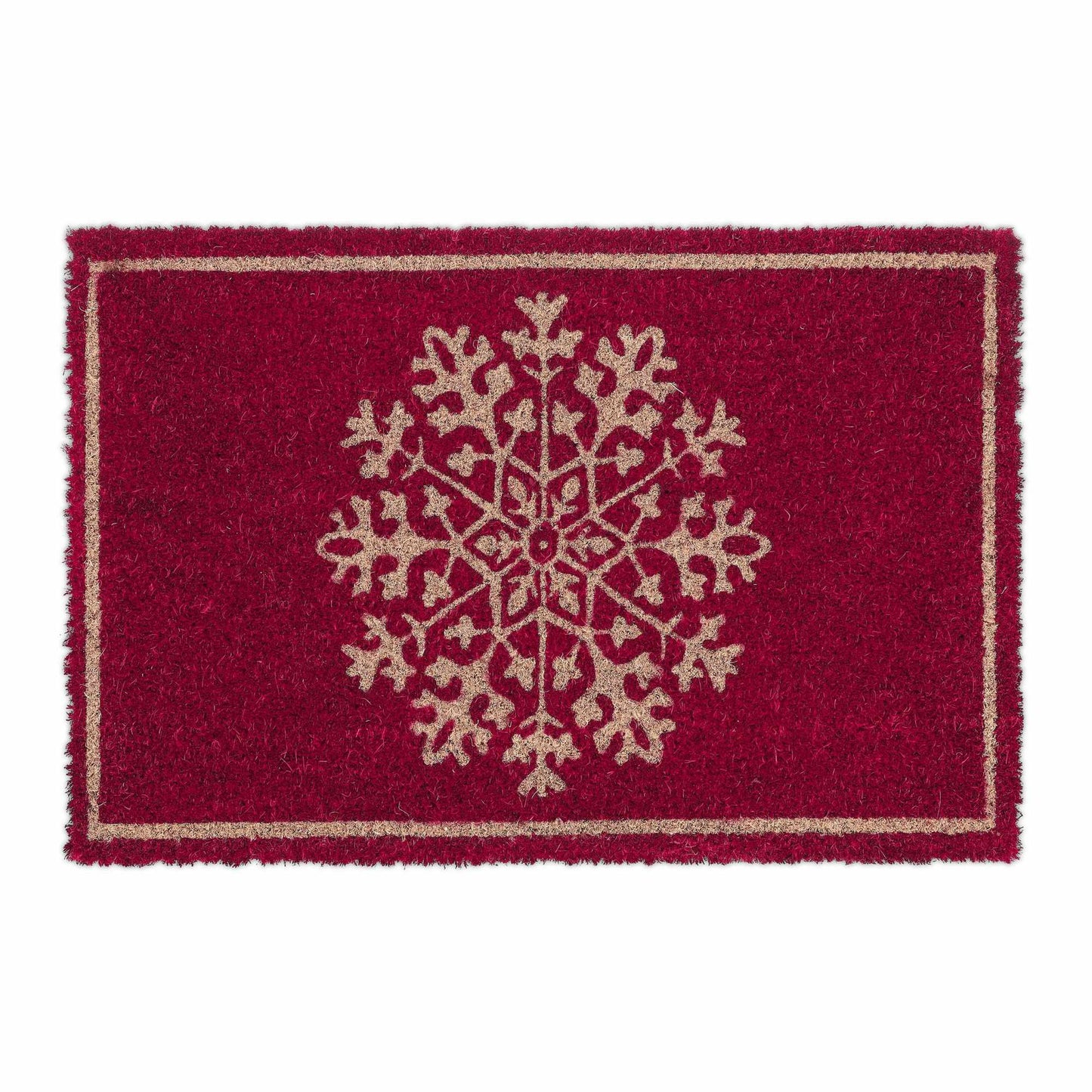 Coconut doormat "Snowflake