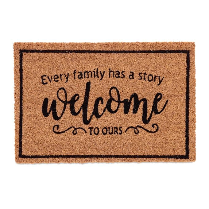 Coconut door mat Welcome