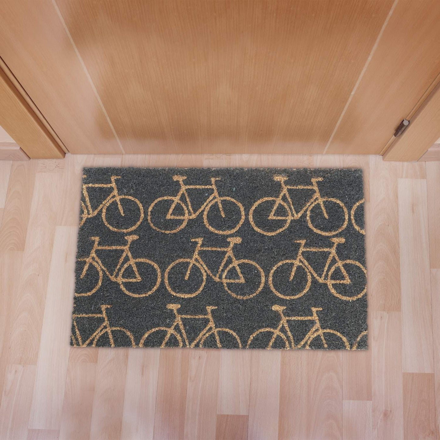 Coconut door mat bikes