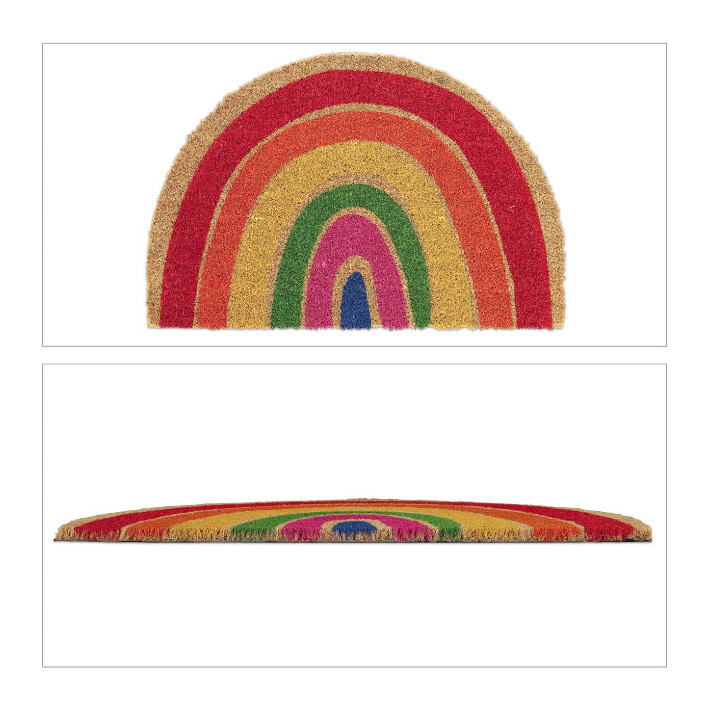 Coconut doormat rainbow