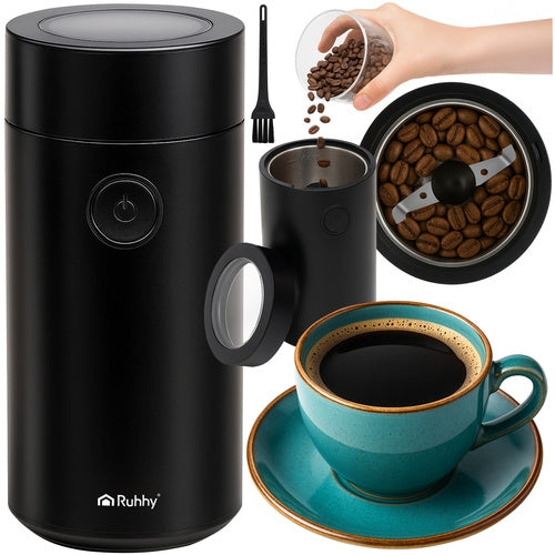 Coffee Grinder, Adjustable Settings, Stainless Steel