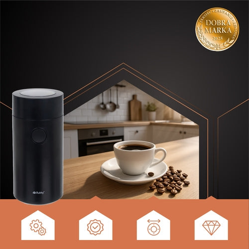 Coffee Grinder, Adjustable Settings, Stainless Steel